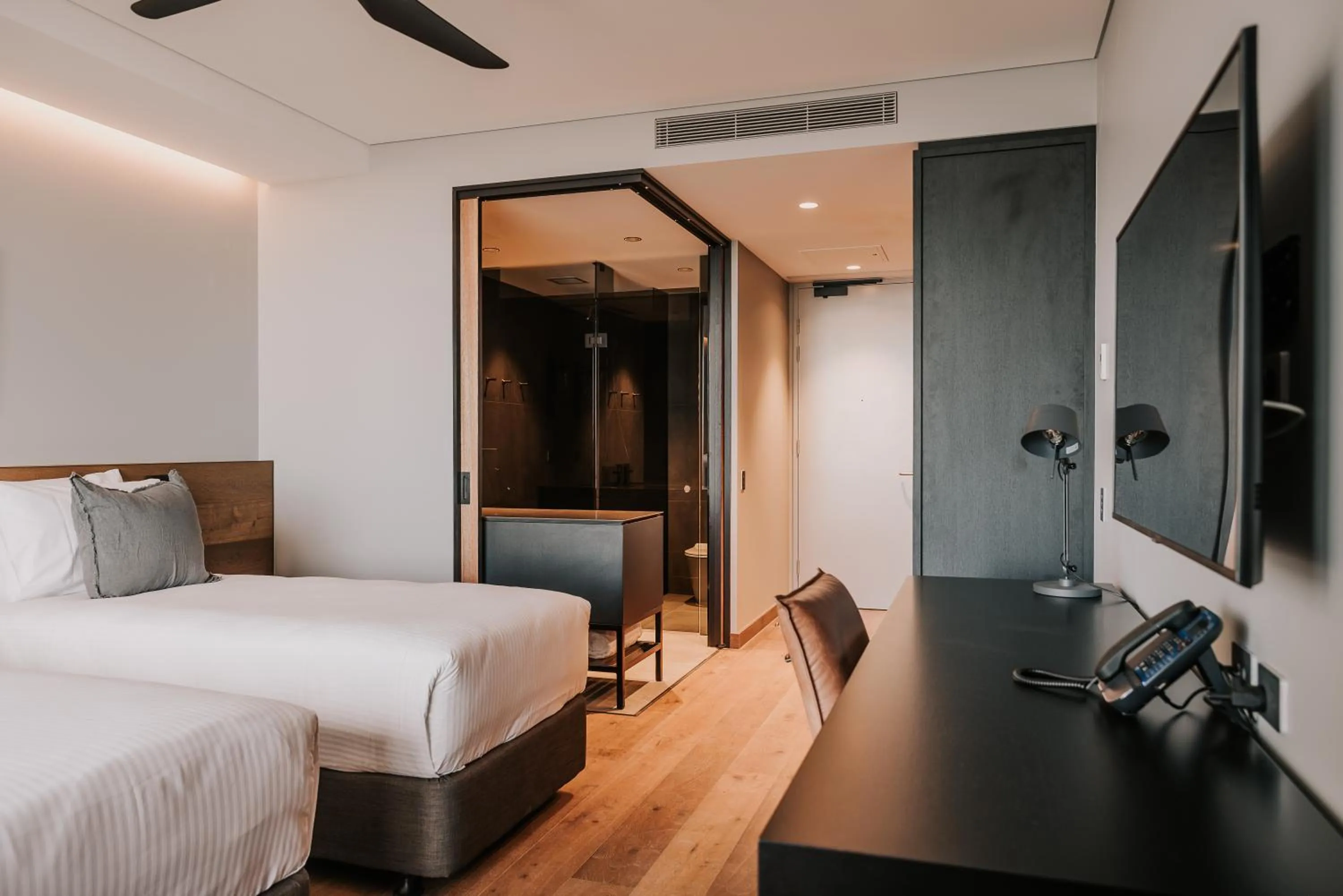 Bed in The Sebel Yarrawonga Silverwoods