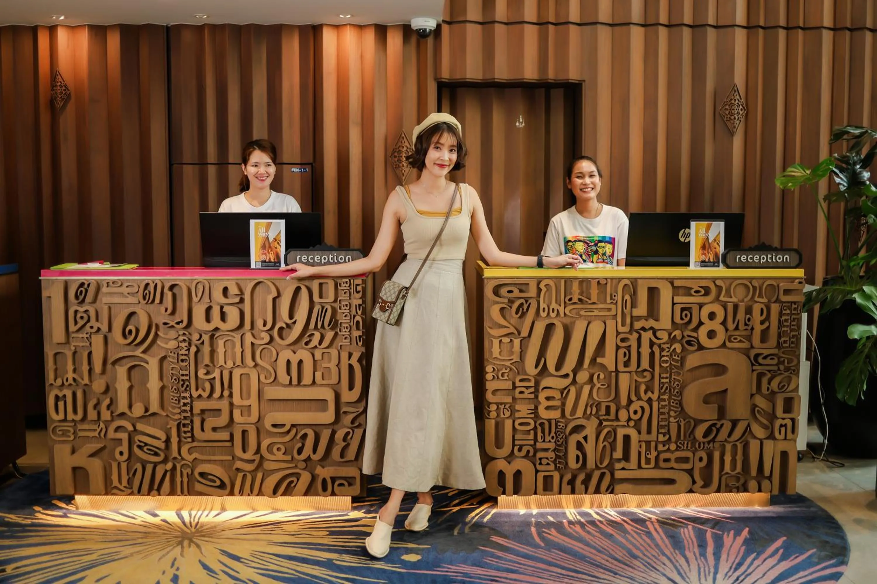 Lobby or reception in ibis Styles Bangkok Silom