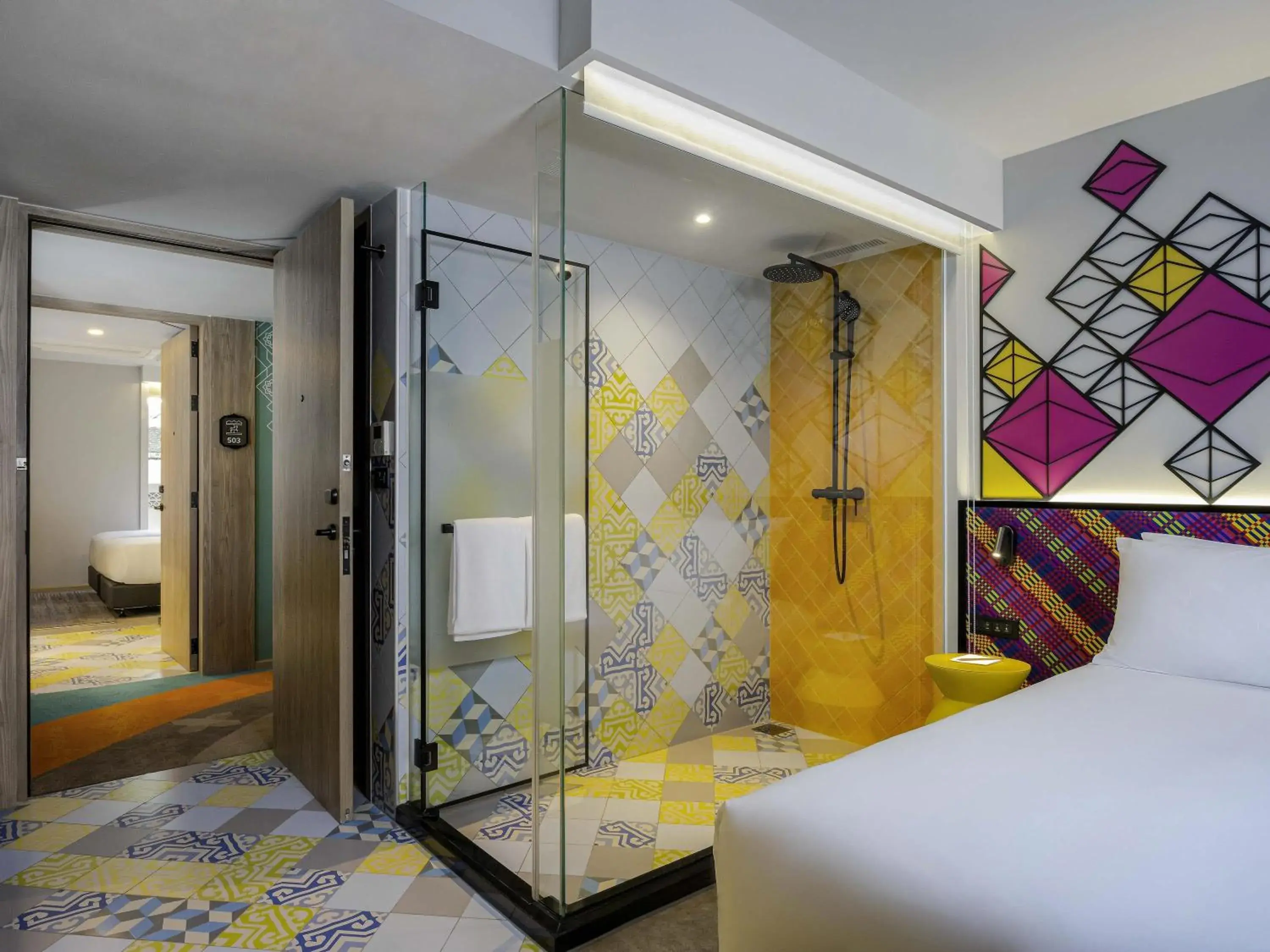 Bedroom, Bed in ibis Styles Bangkok Silom Bedroom, Bed in ibis Styles Bangkok Silom