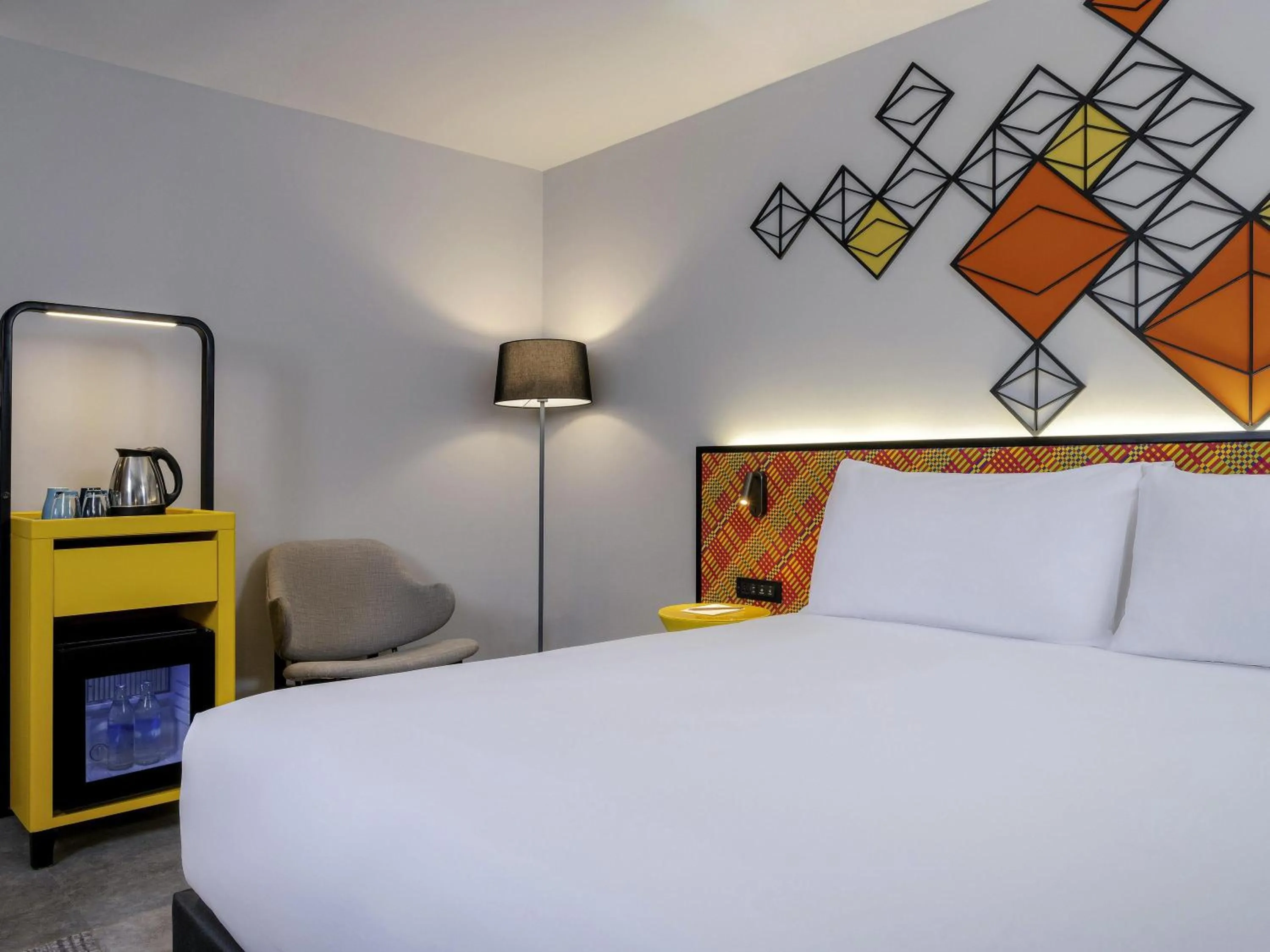 Bedroom, Bed in ibis Styles Bangkok Silom