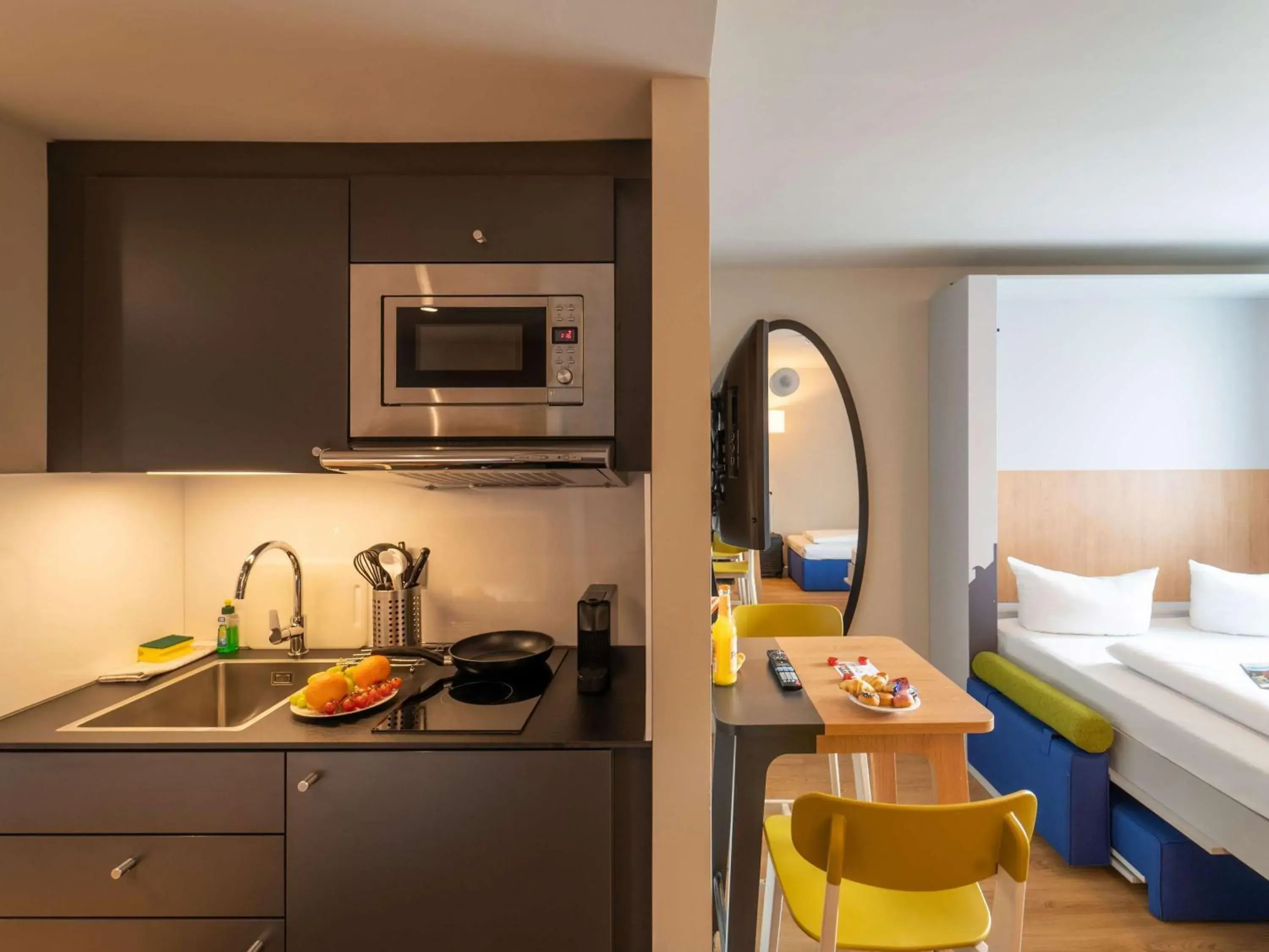 Bedroom, Bed in Aparthotel Adagio Access Freiburg Bedroom, Bed in Aparthotel Adagio Access Freiburg