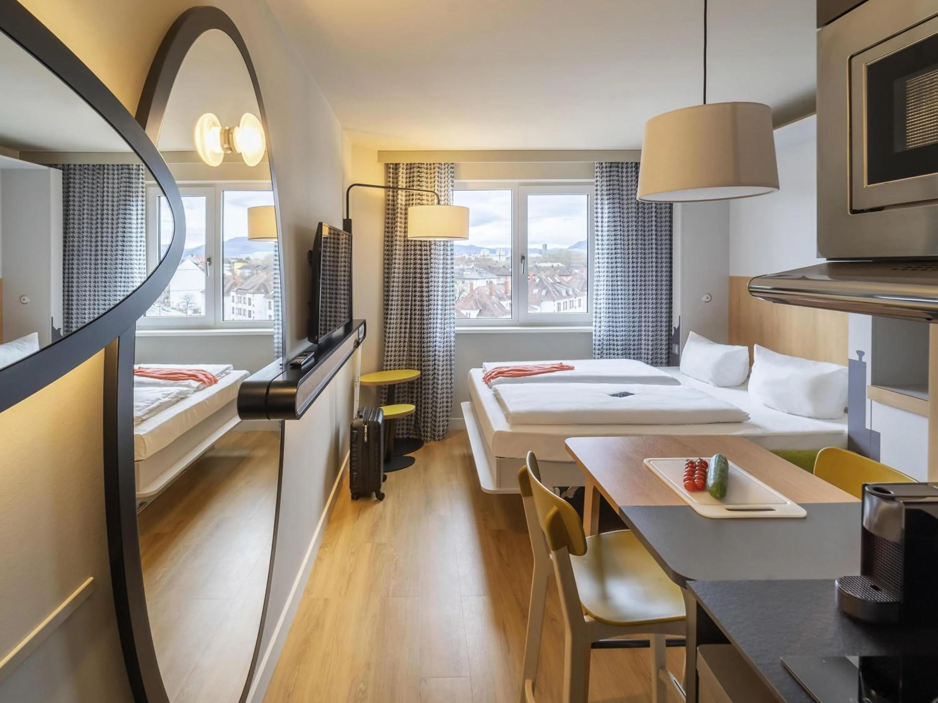 Property building, Bed in Aparthotel Adagio Access Freiburg