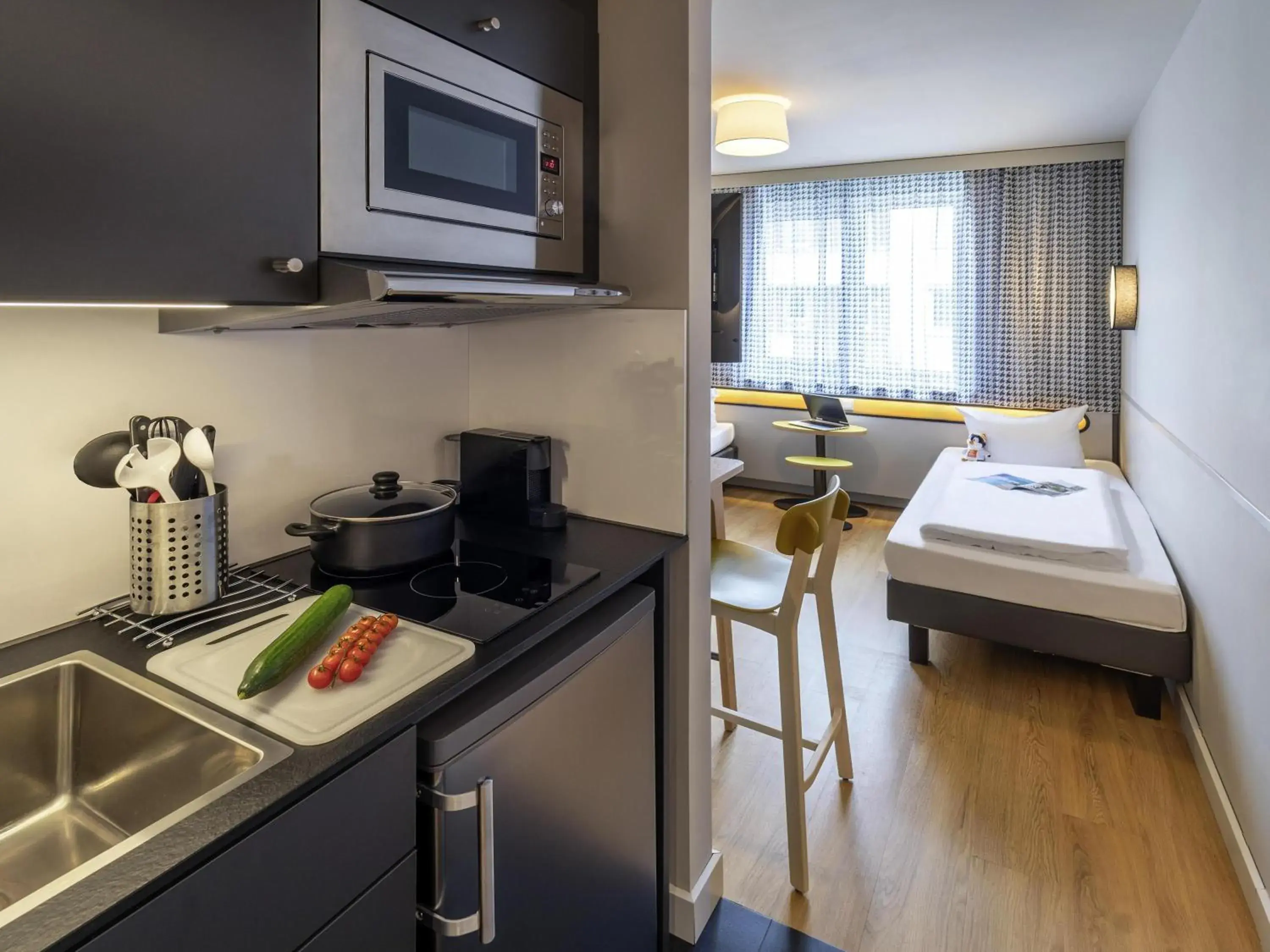 Bedroom, Bed in Aparthotel Adagio Access Freiburg Bedroom, Bed in Aparthotel Adagio Access Freiburg