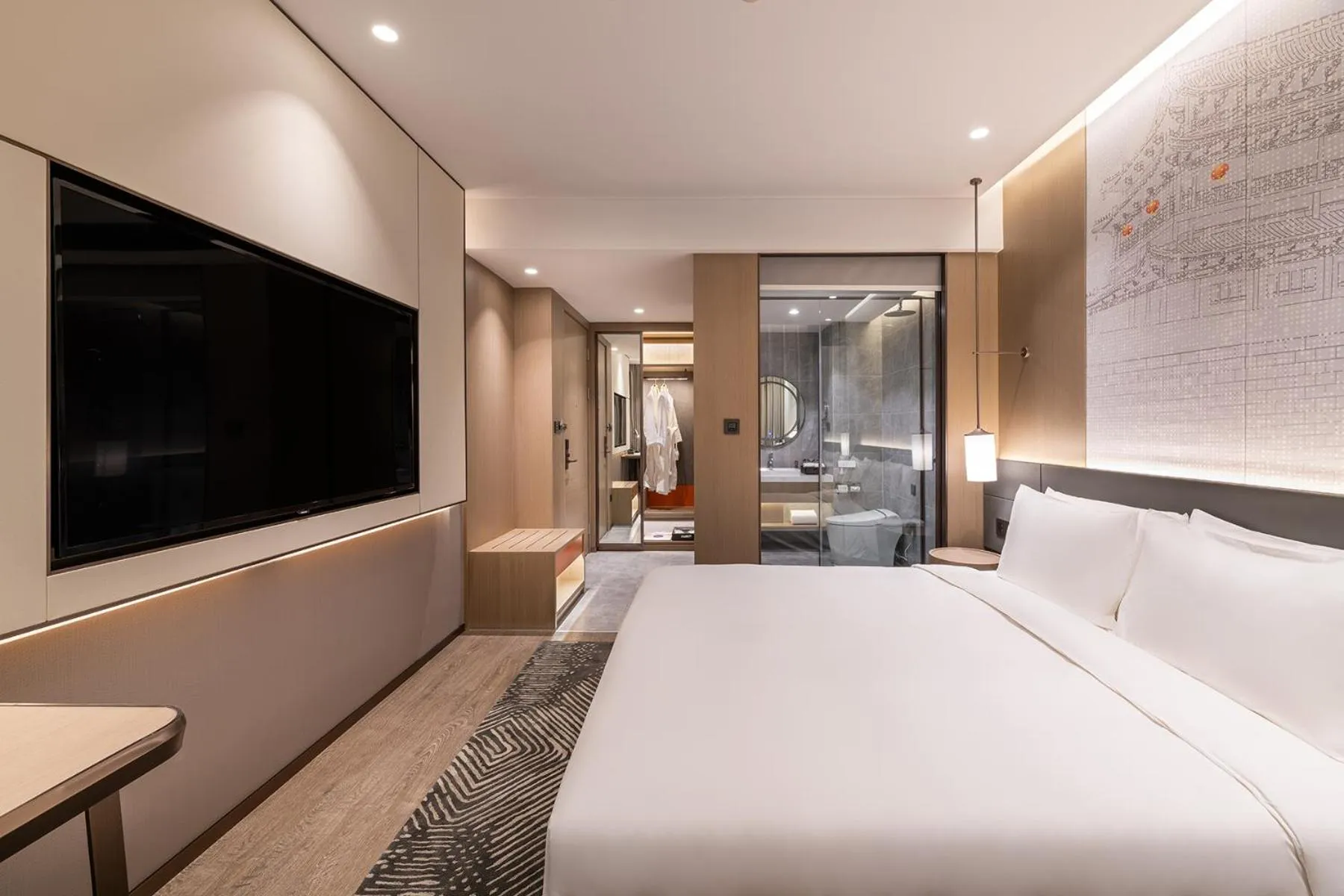 Photo of the whole room, Bed in Novotel Xi'an The Bell Tower