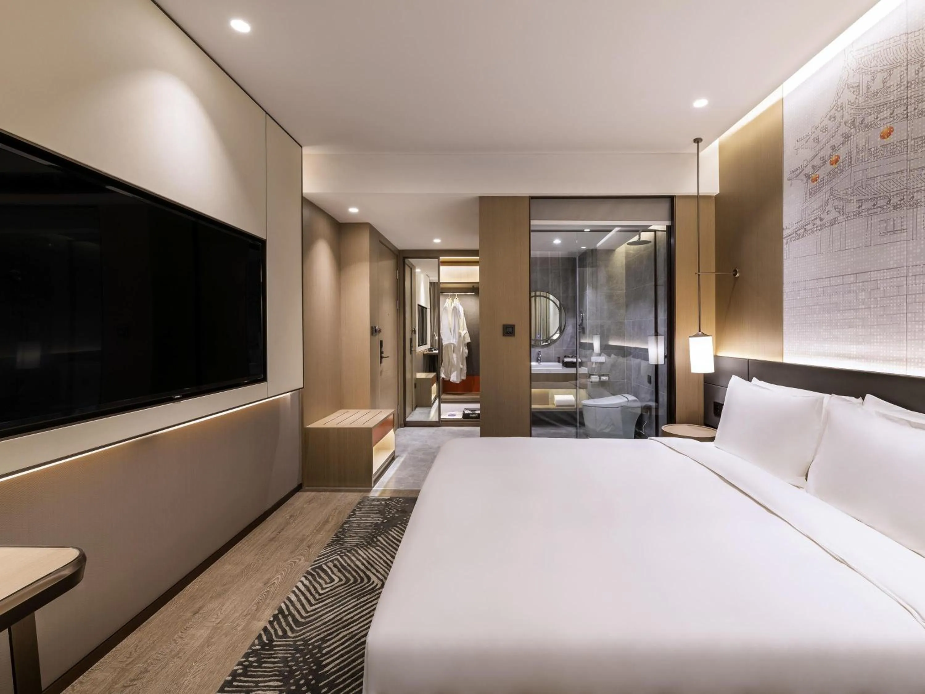 Bedroom, Bed in Novotel Xi'an The Bell Tower