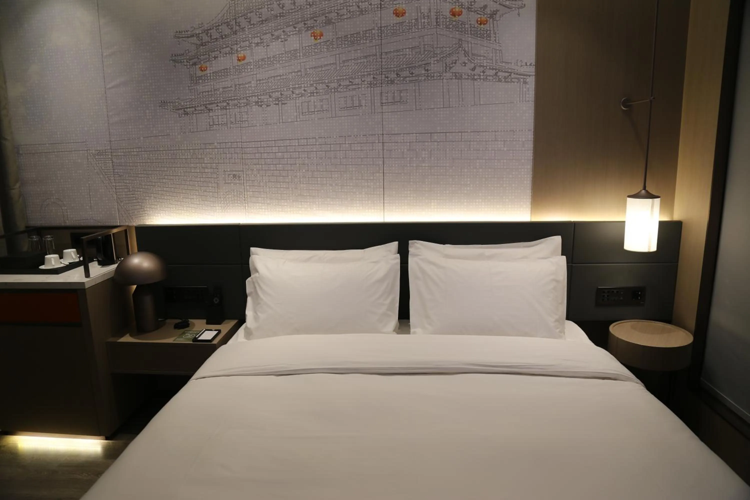 Bed in Novotel Xi'an The Bell Tower