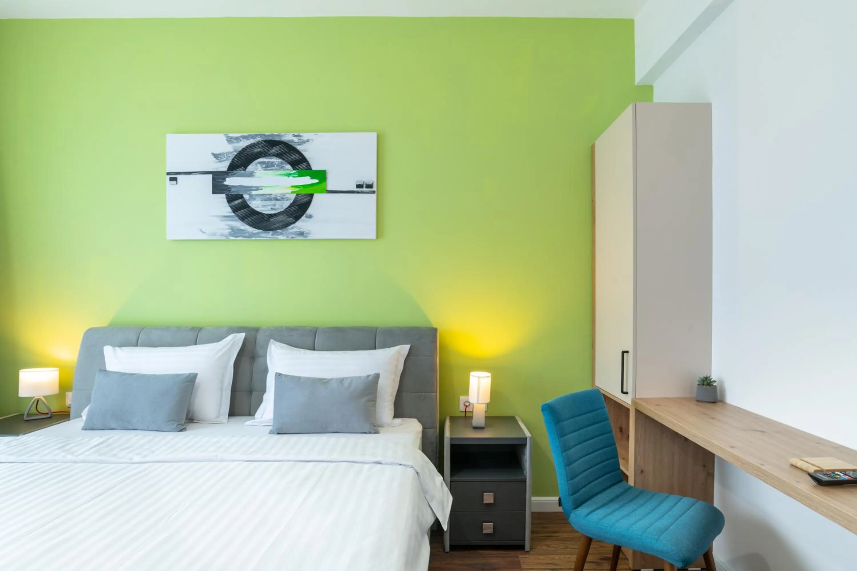 Bed in TCI Apartments