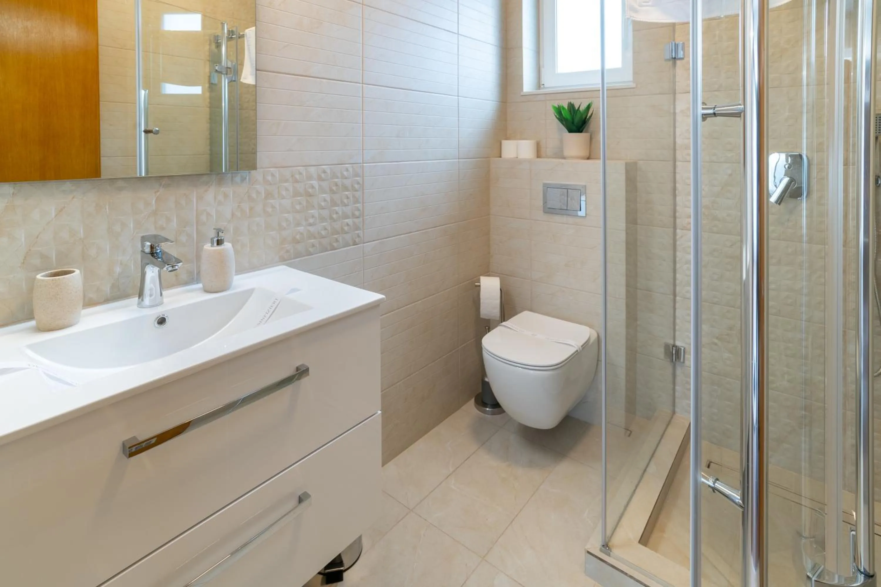 Shower in TCI Apartments