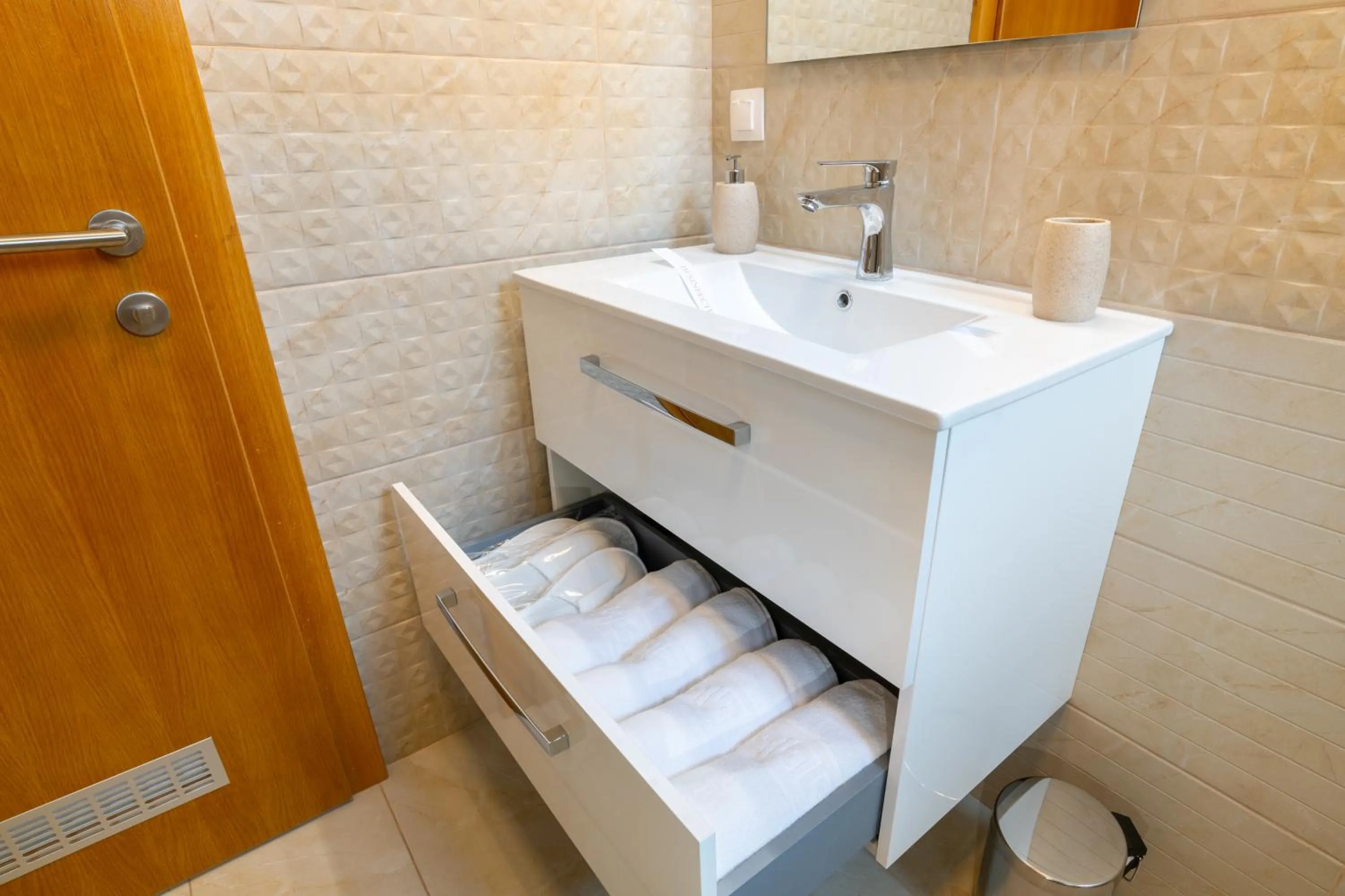 Bathroom in TCI Apartments