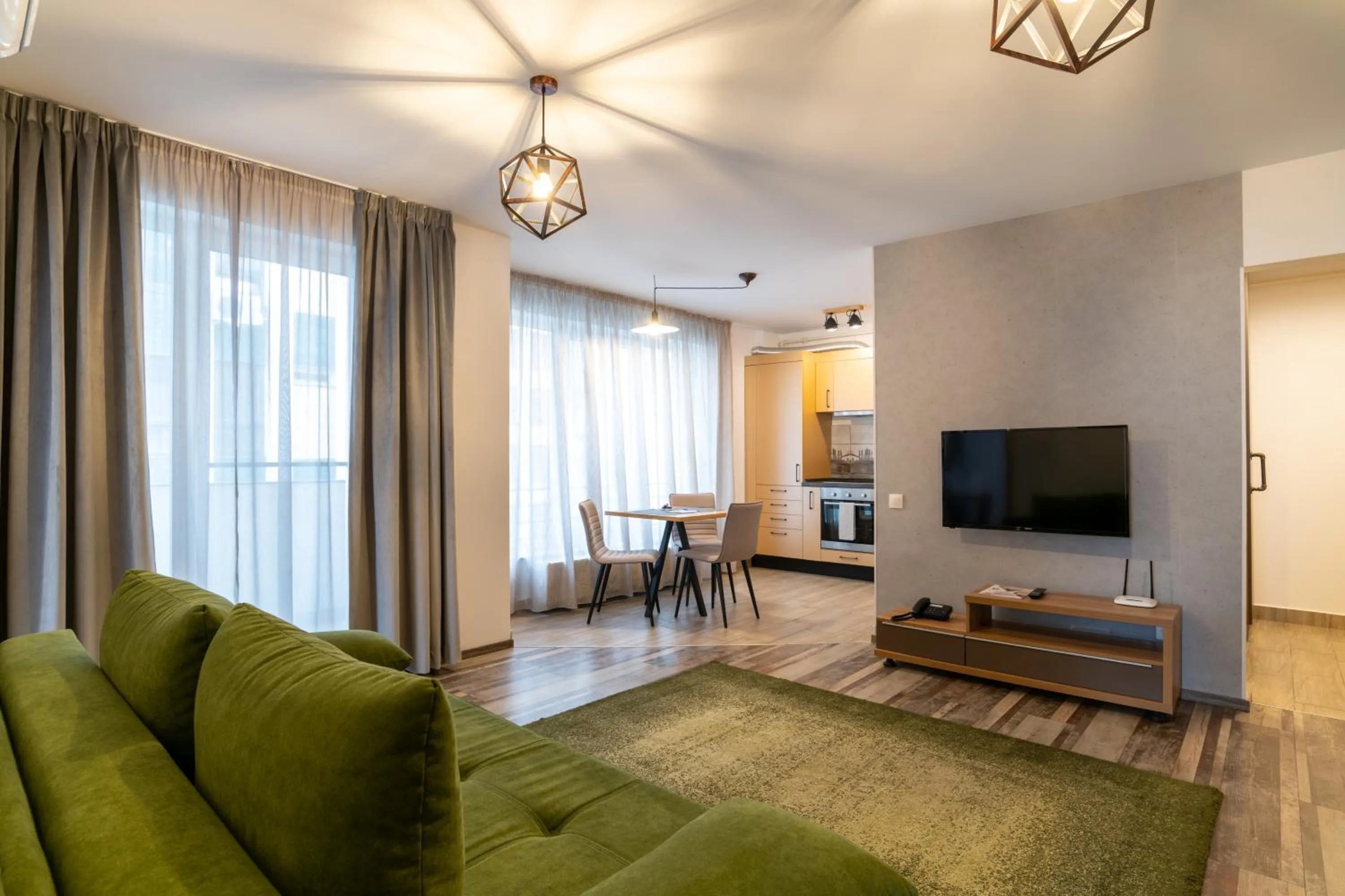 Communal lounge/ TV room in TCI Apartments