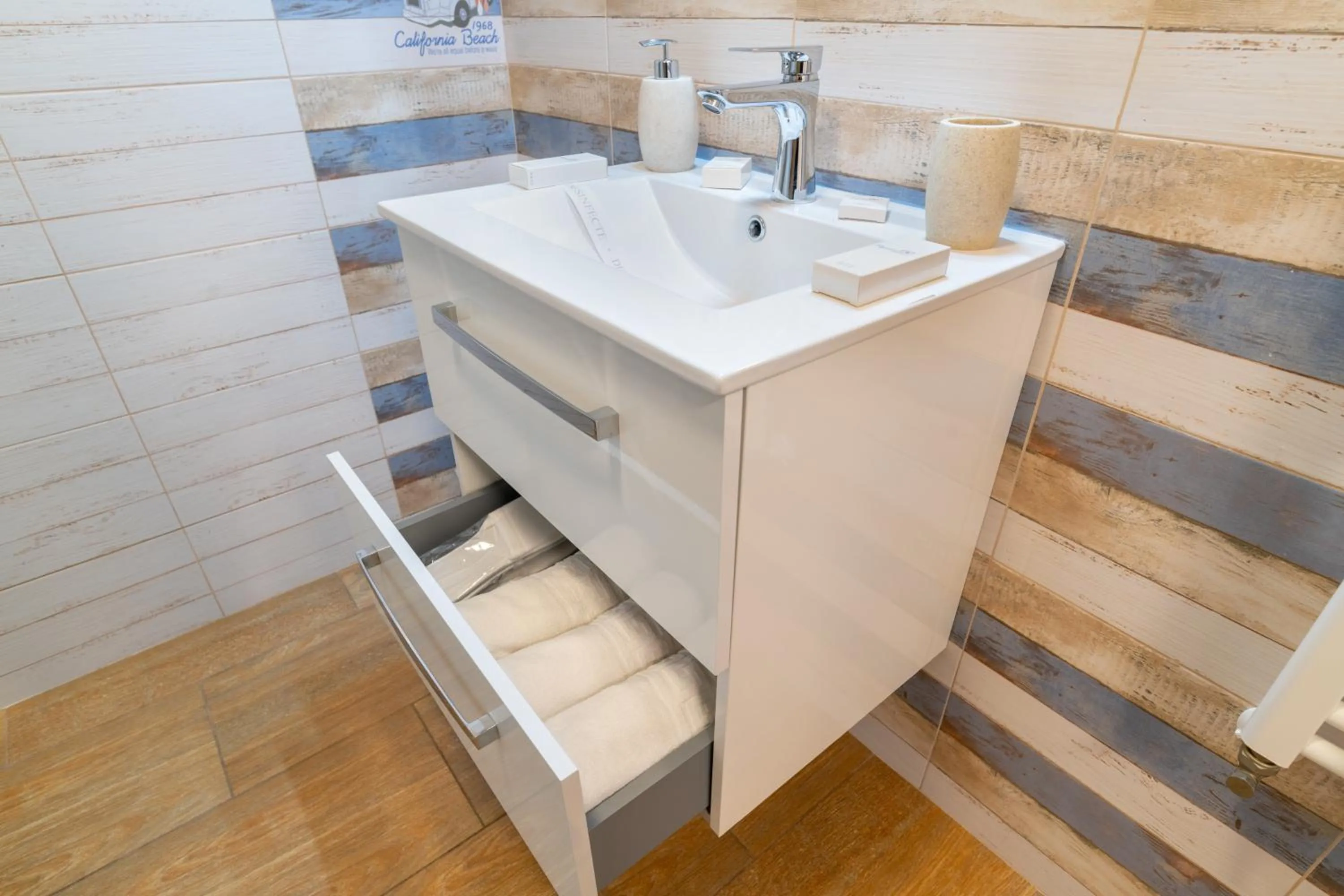 Bathroom in TCI Apartments