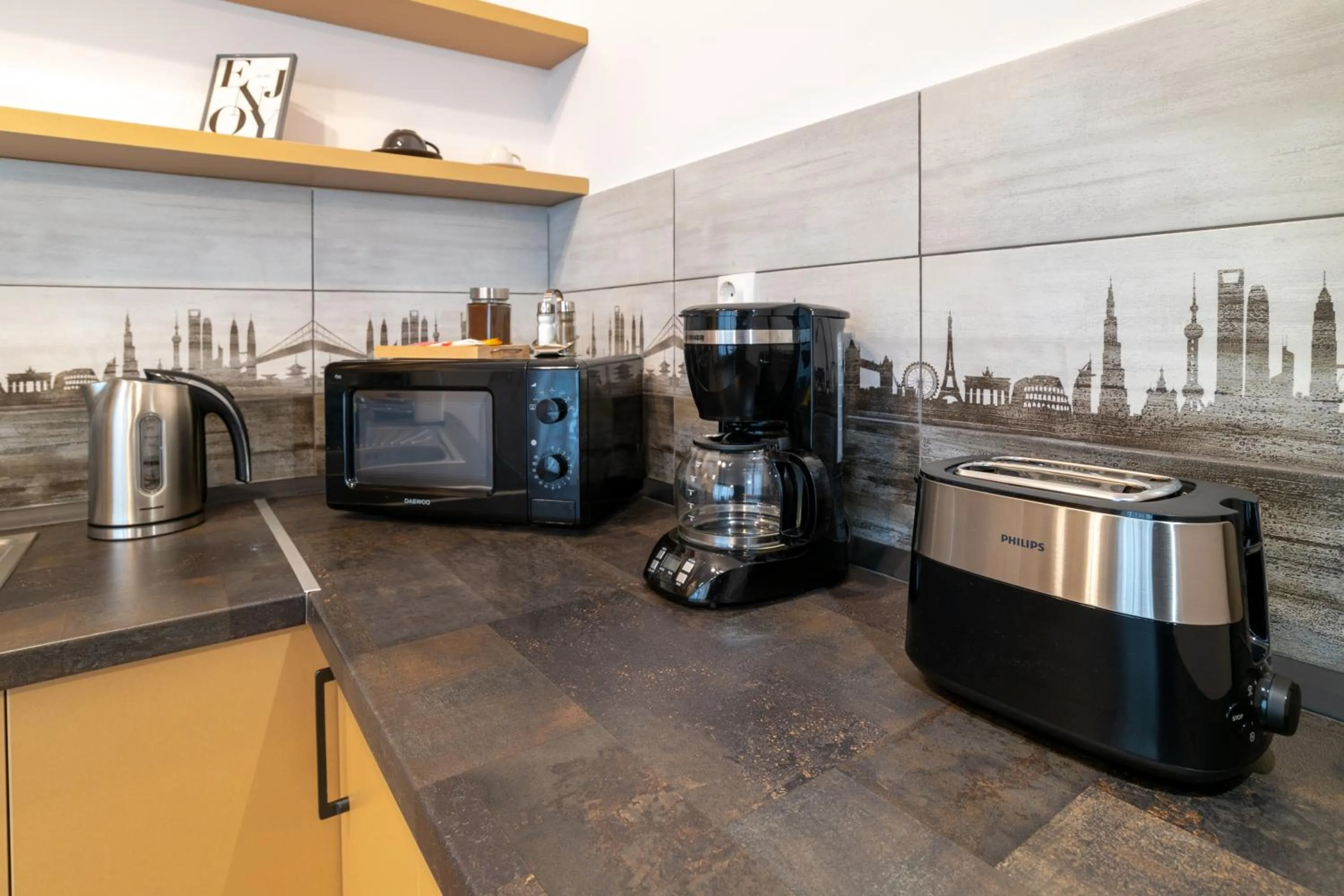 Coffee/tea facilities in TCI Apartments