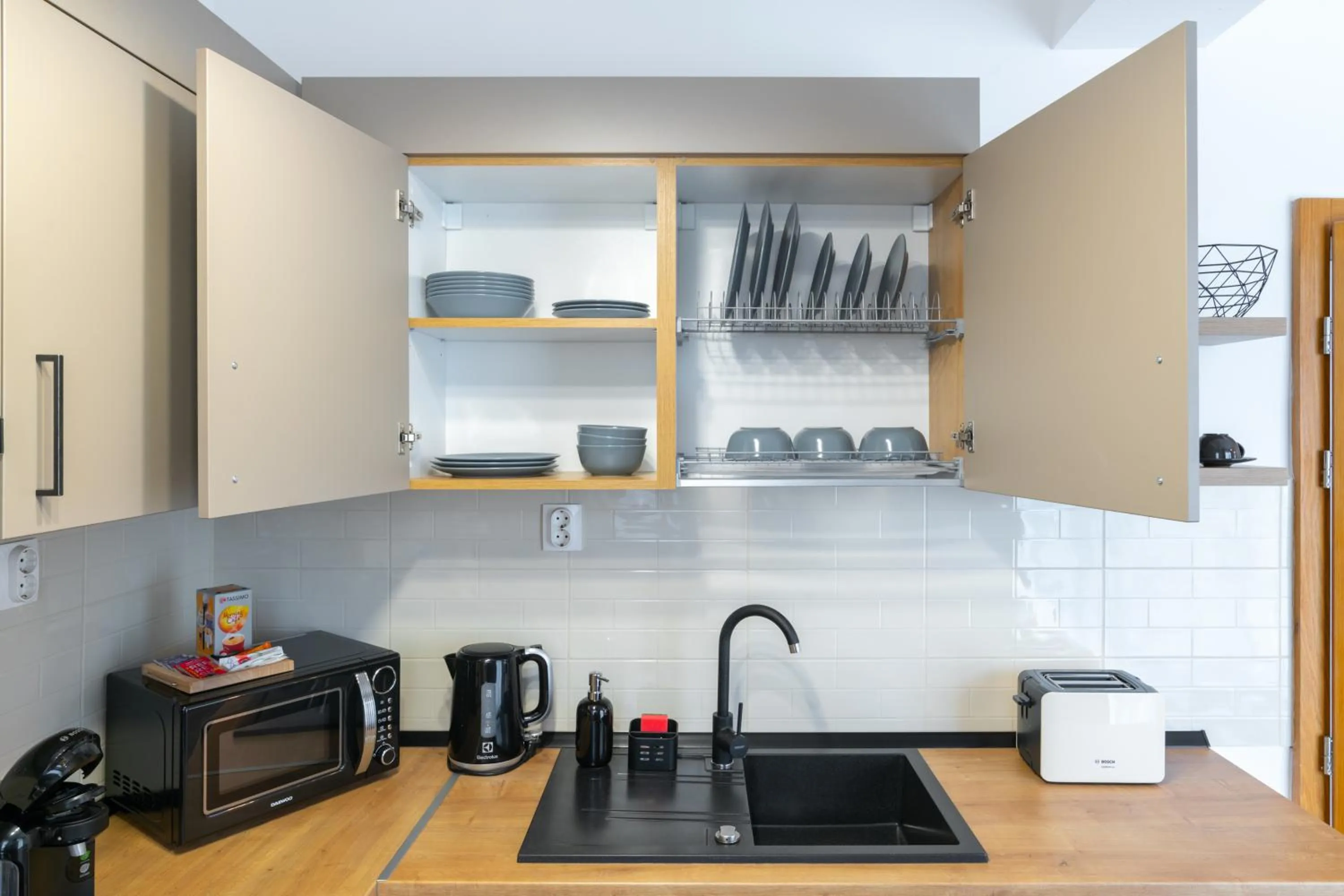 Coffee/tea facilities in TCI Apartments