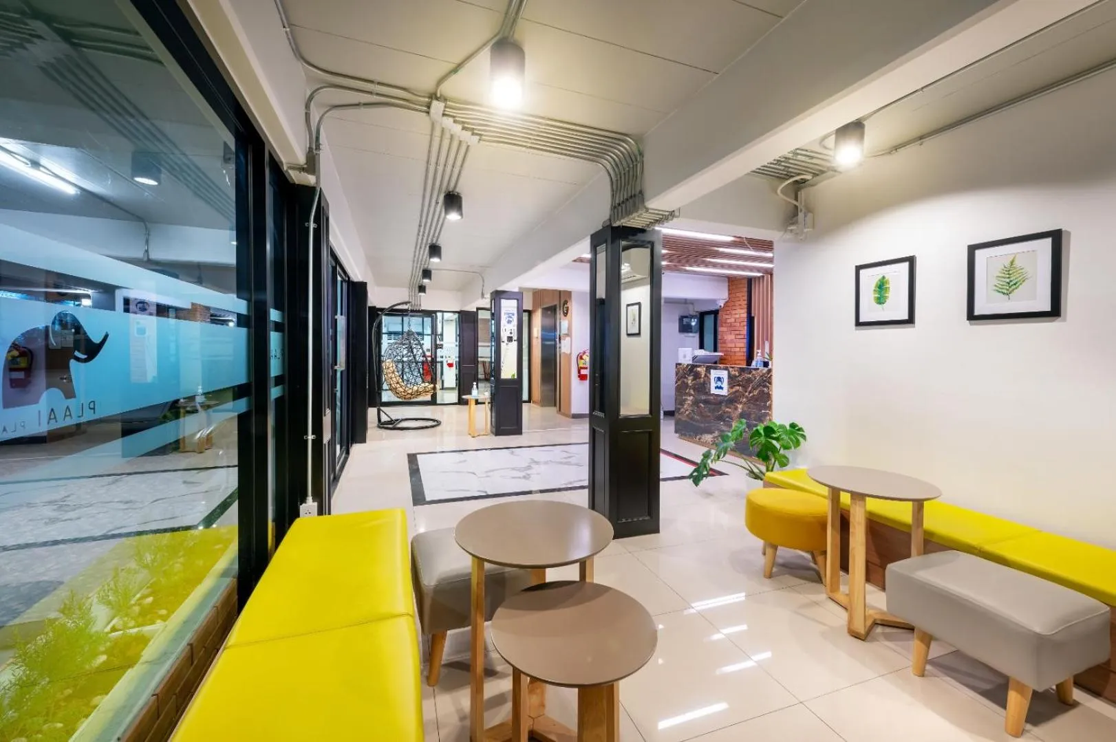 Lobby or reception in PLAAI Play Hotel