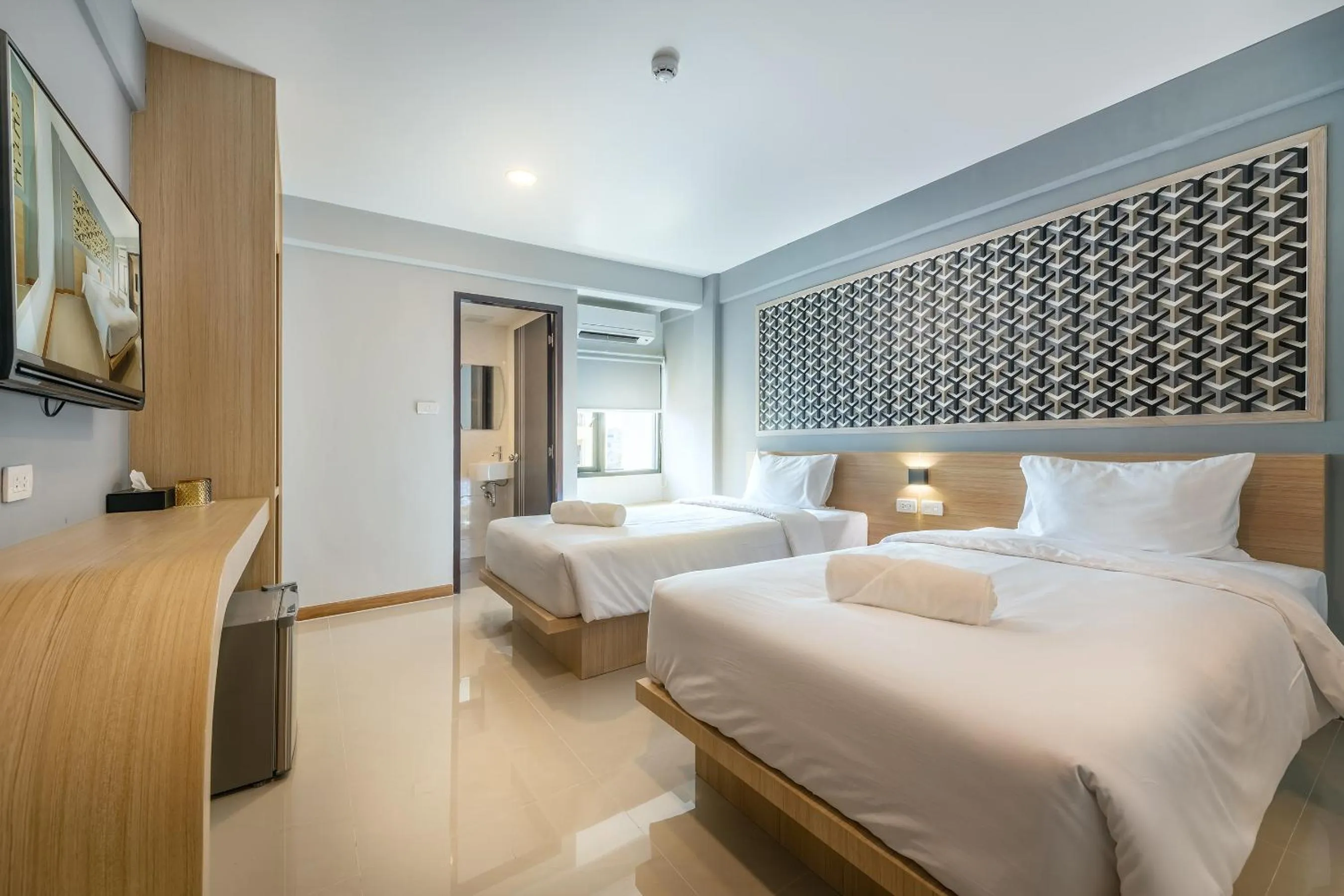 Bed in PLAAI Play Hotel