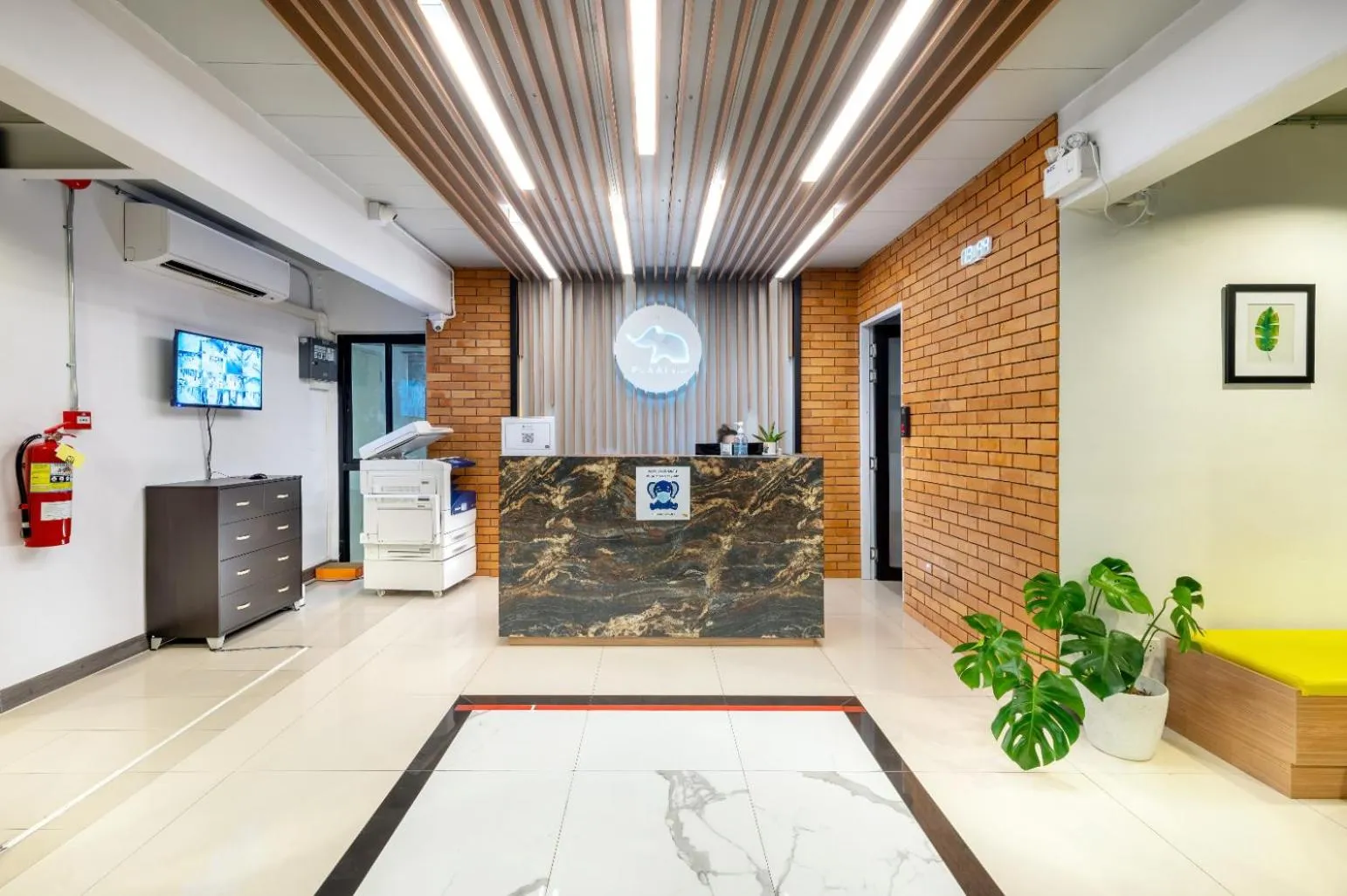 Lobby or reception in PLAAI Play Hotel