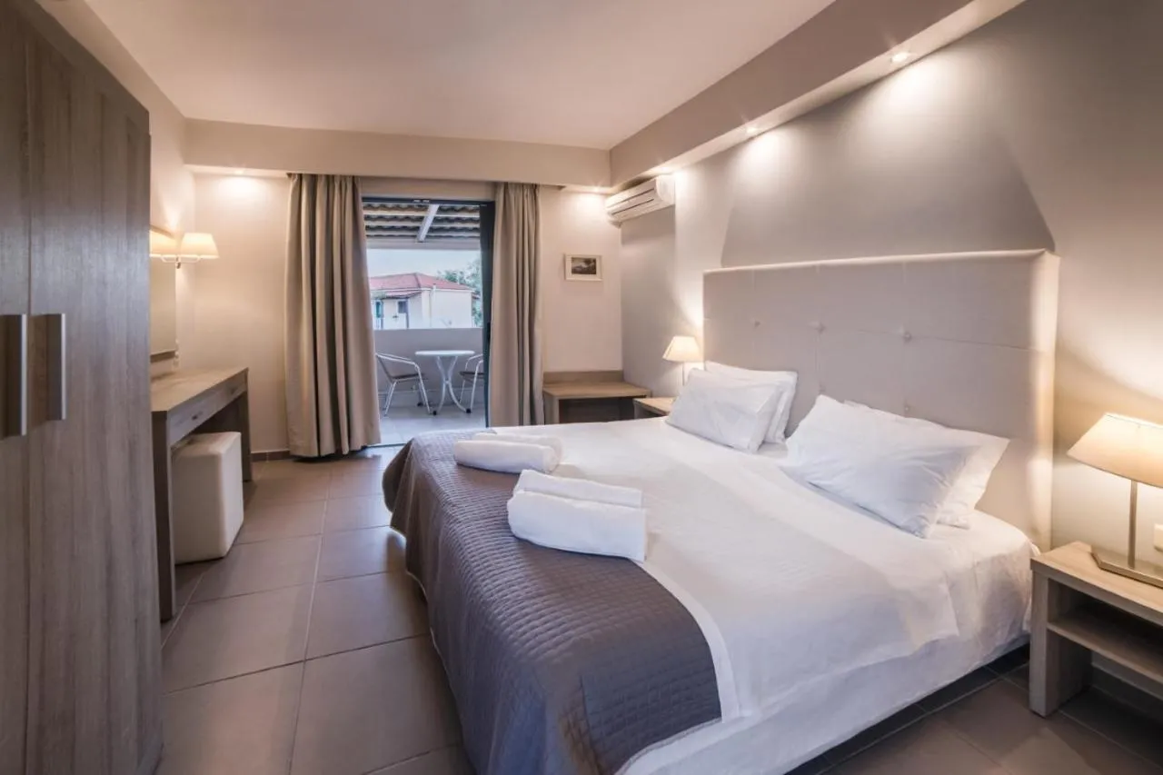 Bed in Pierros Hotel