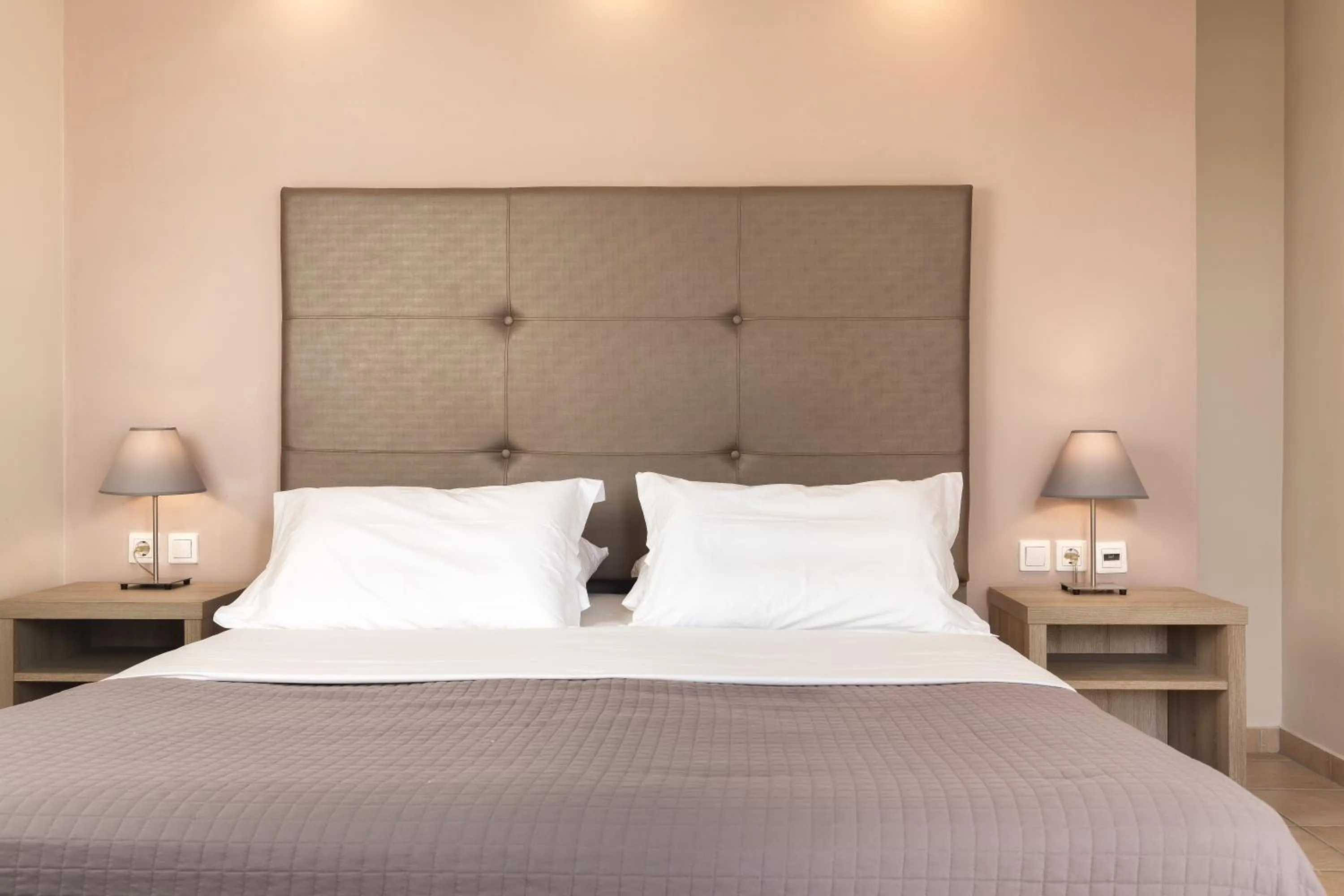 Bed in Pierros Hotel
