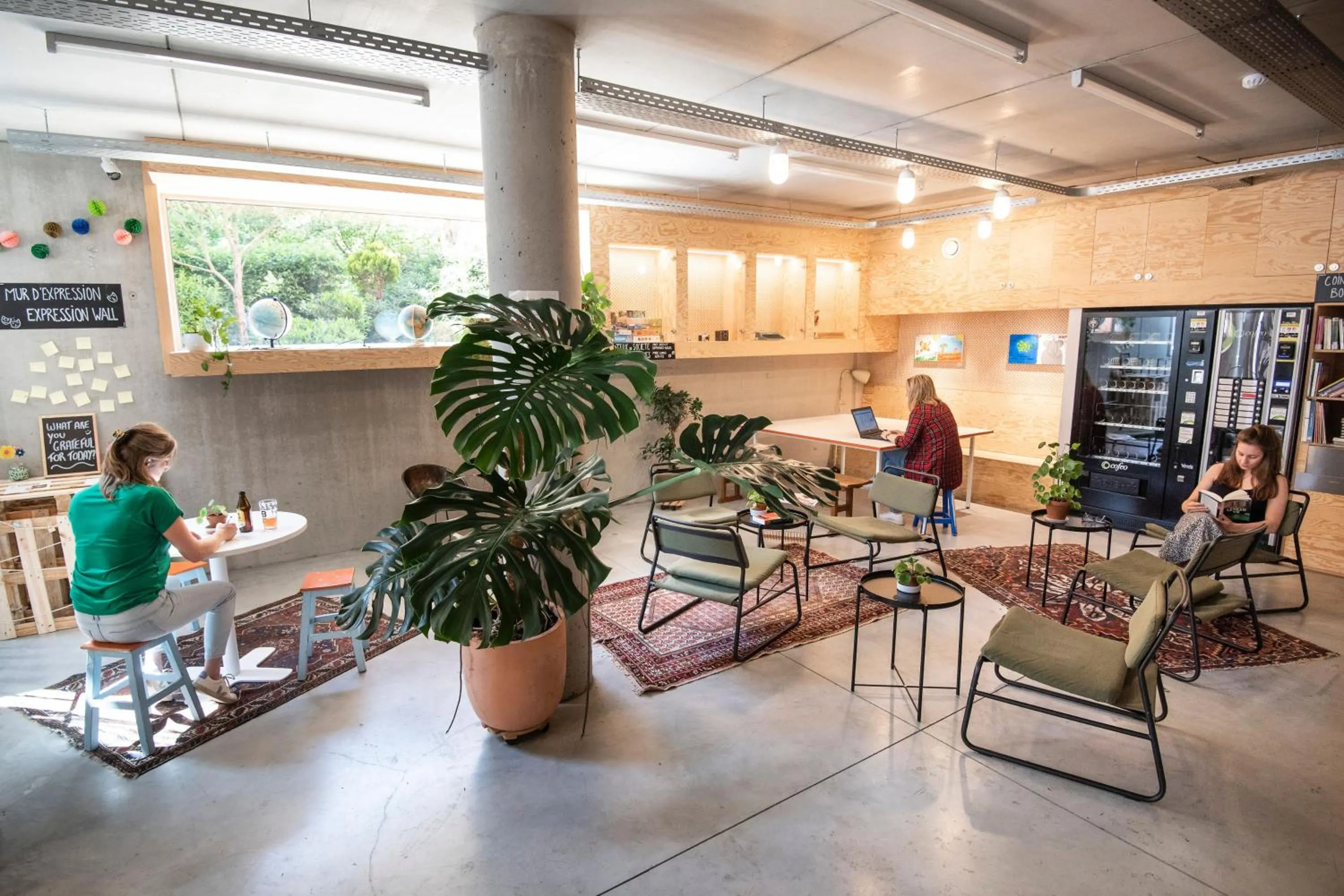 Seating area in Gîte Mozaïk