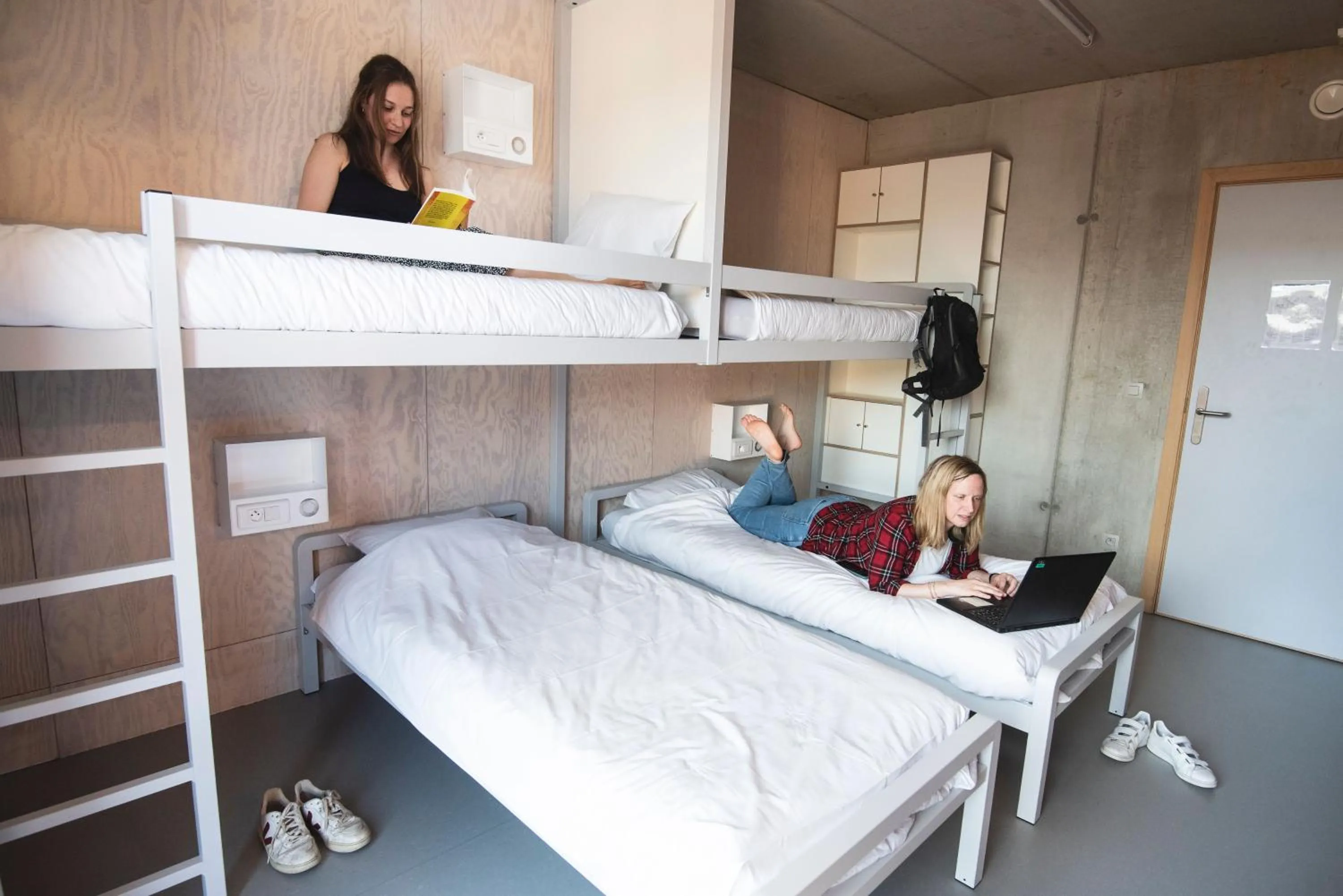 Photo of the whole room, Bed in Gîte Mozaïk