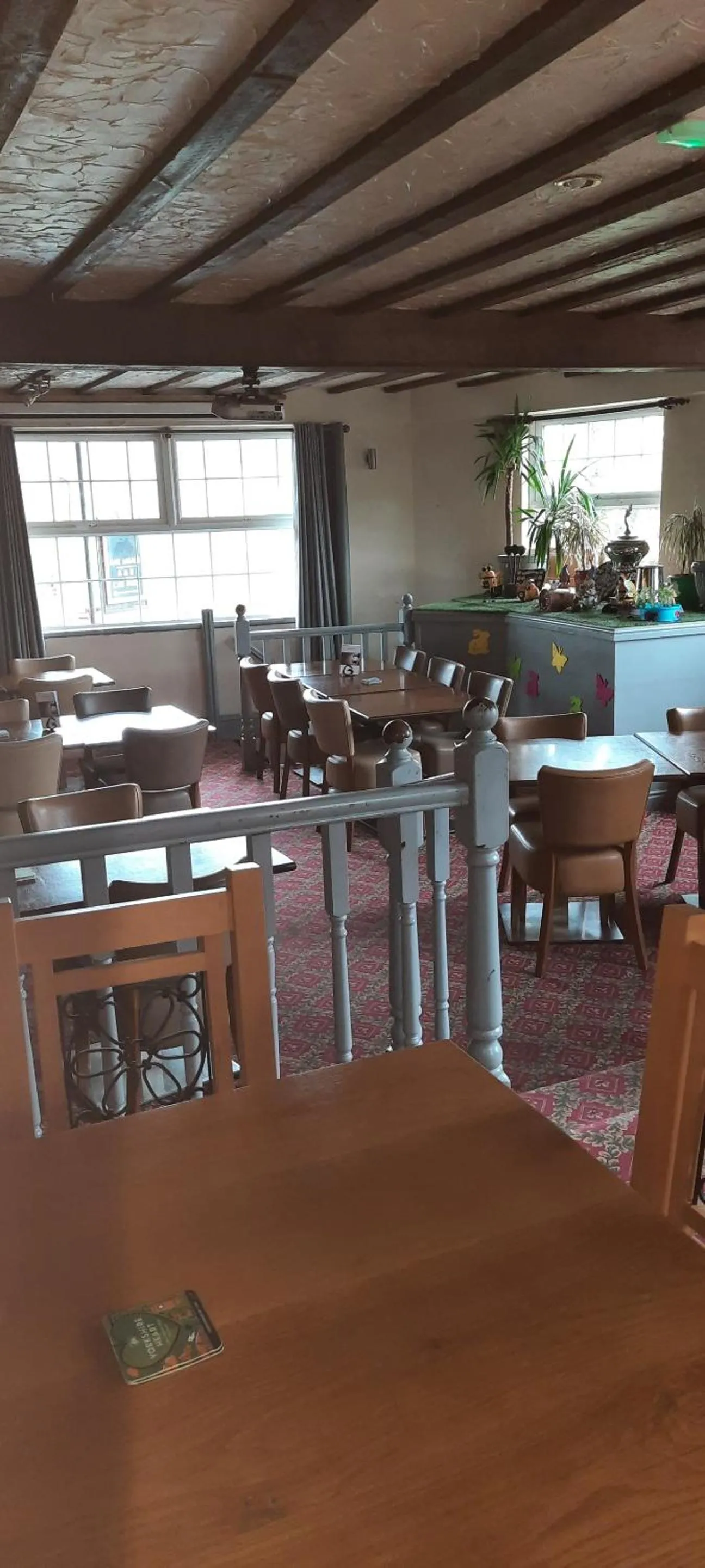 Dining area in Arncliffe Arms