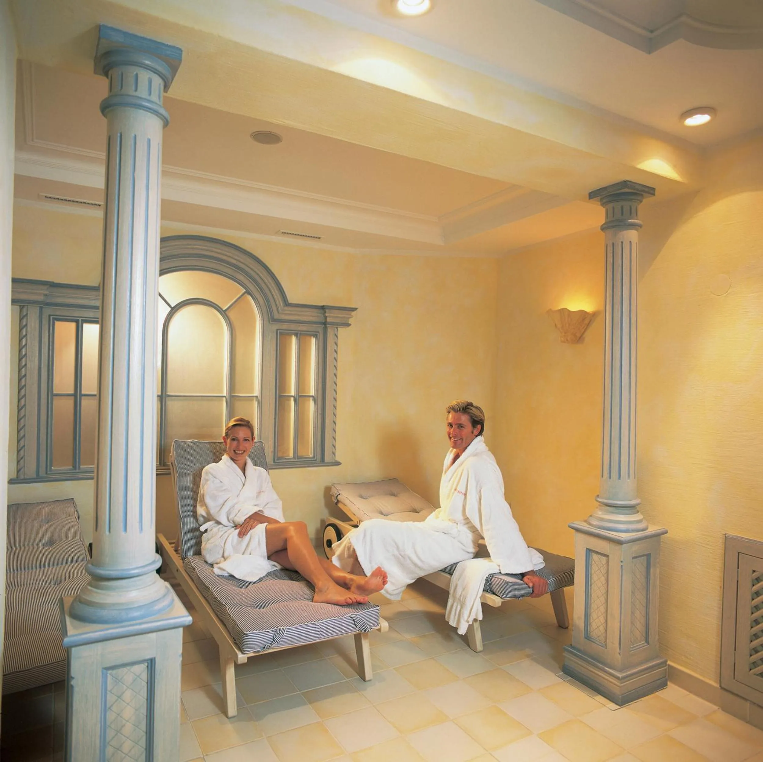 Spa and wellness centre/facilities in Hotel Garni Serfauserhof