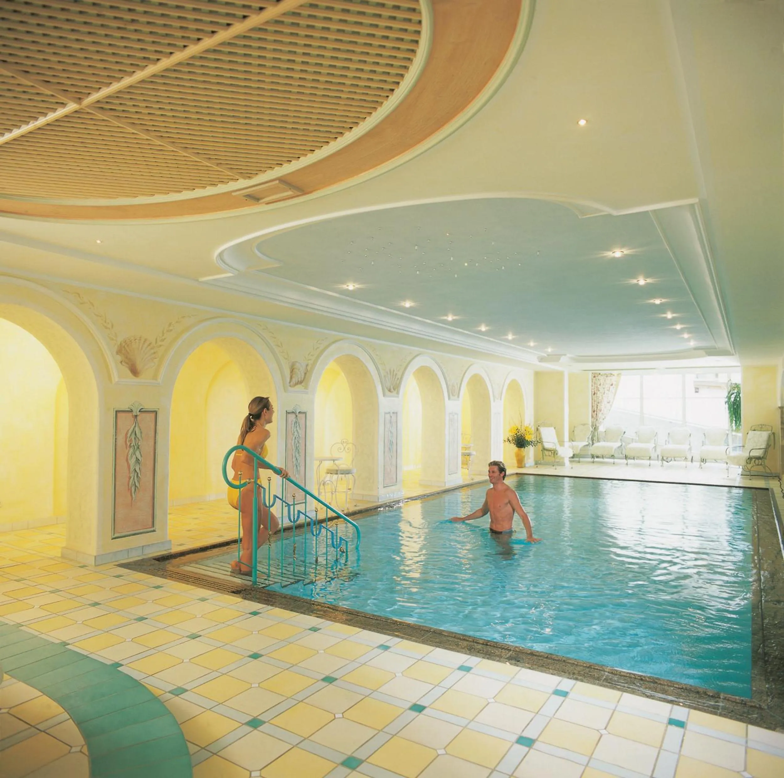 Spa and wellness centre/facilities in Hotel Garni Serfauserhof