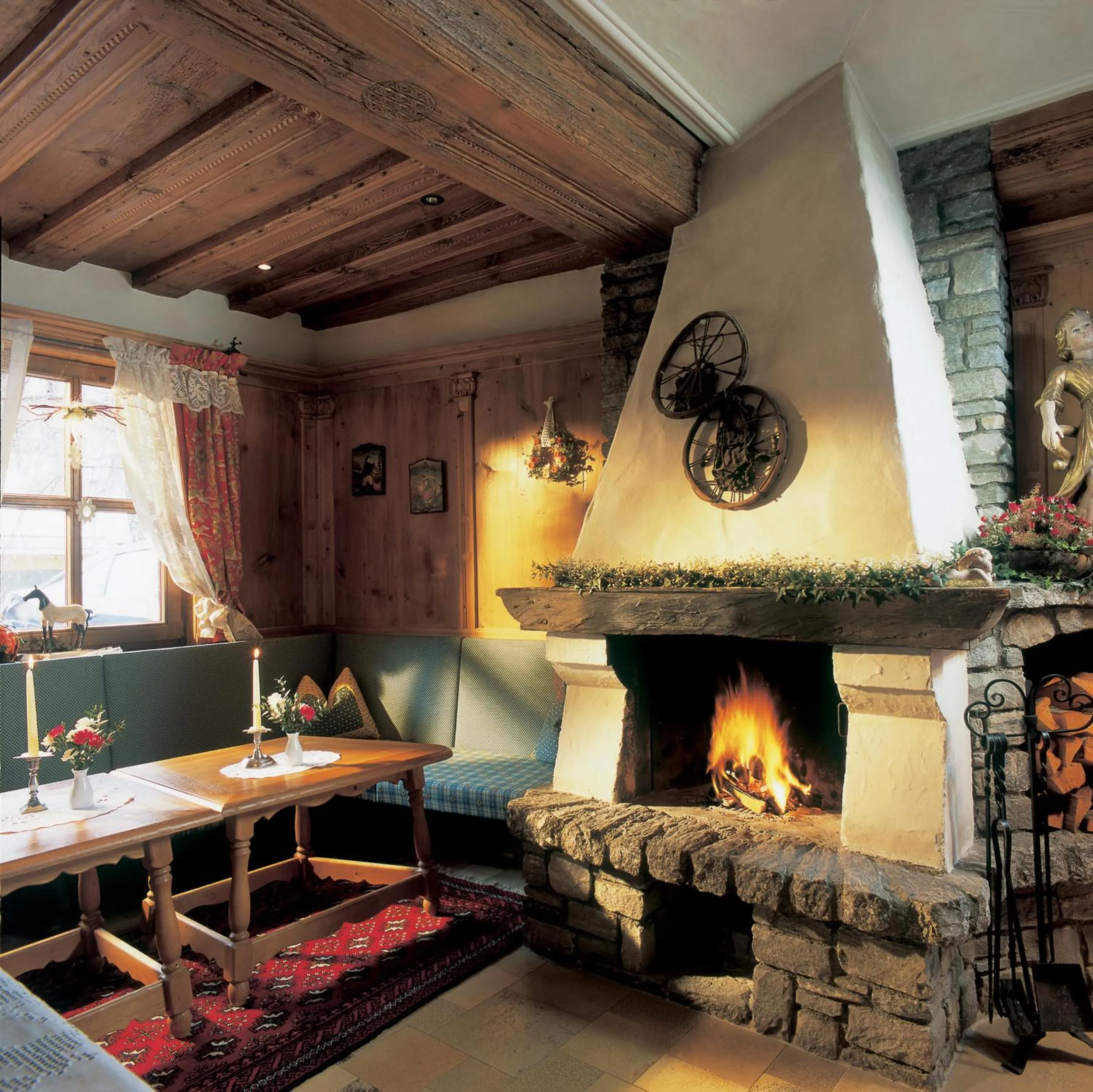 Lobby or reception in Hotel Garni Serfauserhof