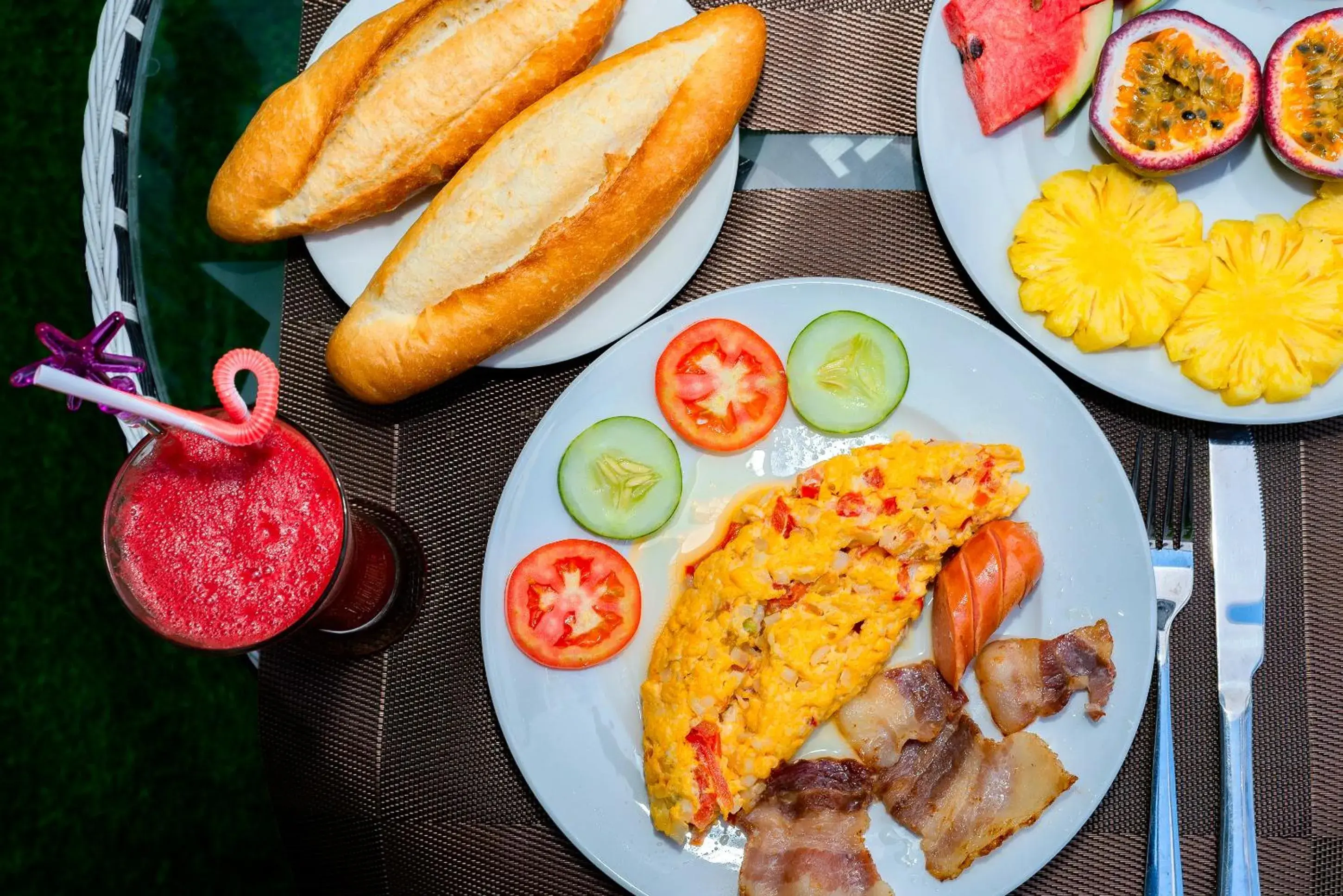 Breakfast in Green Hill Hotel Breakfast in Green Hill Hotel