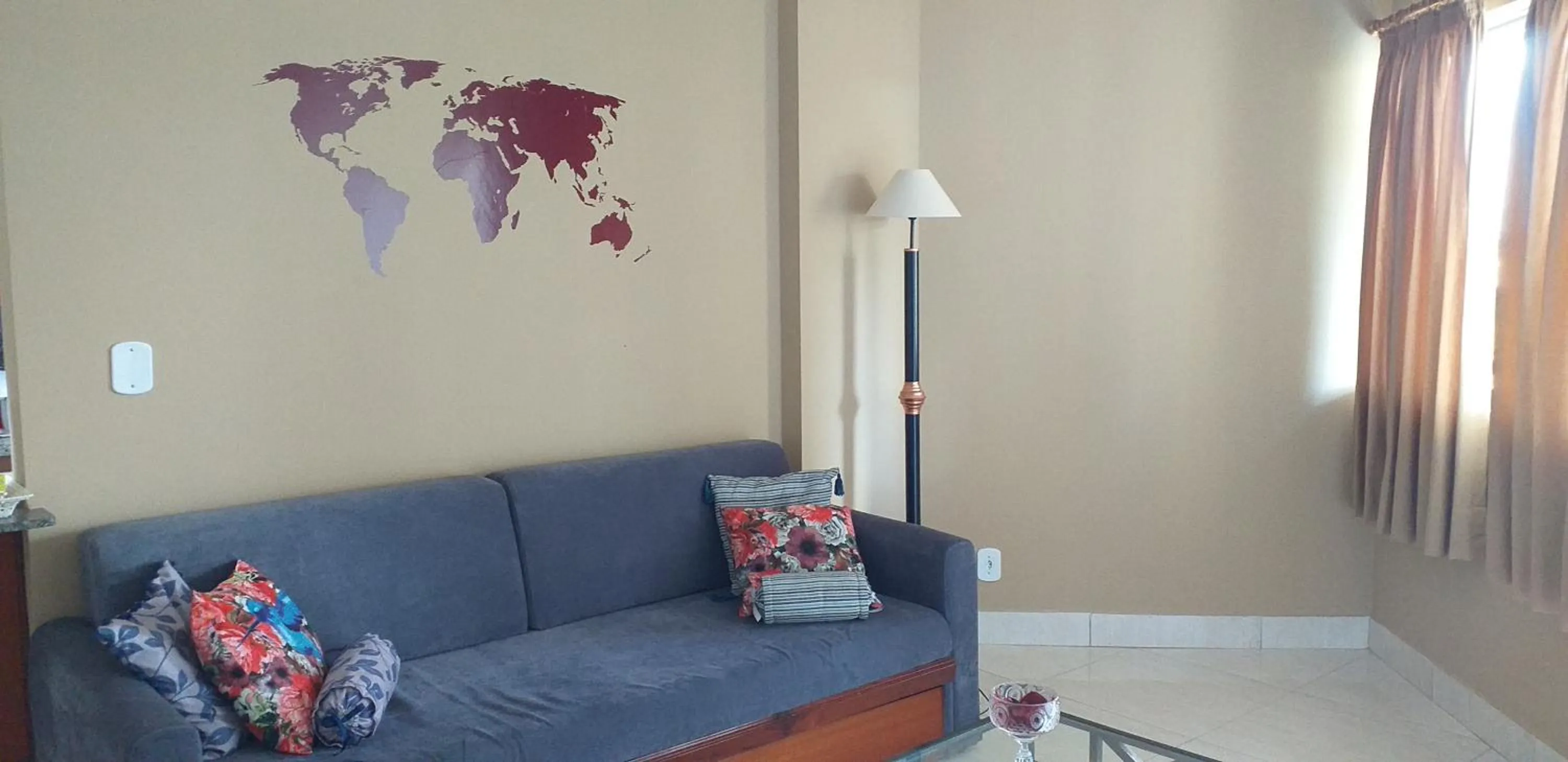 Seating area in Apartamento Mundi - Império Romano - Caldas Novas