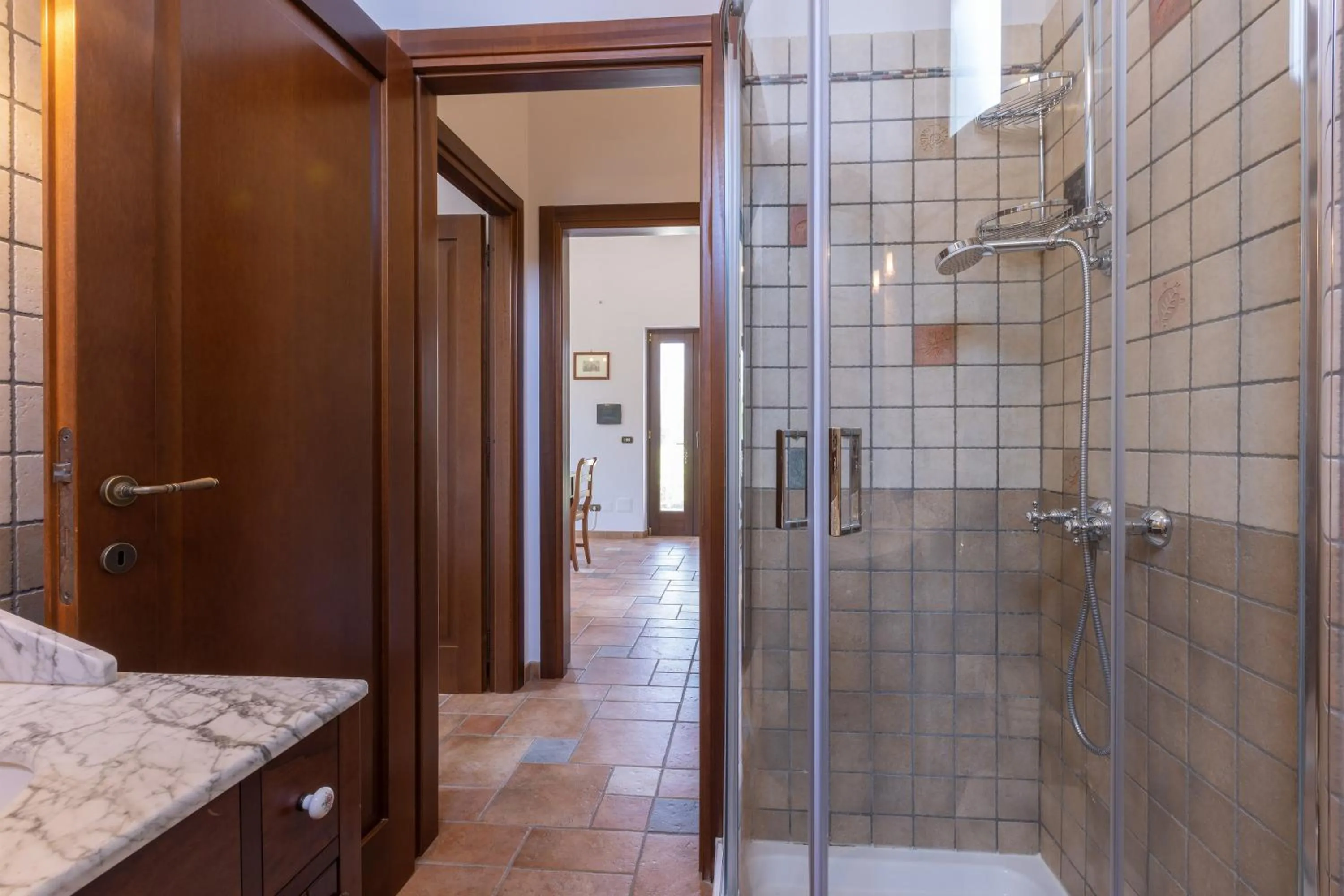 Bathroom in Casa Ulmi con piscina