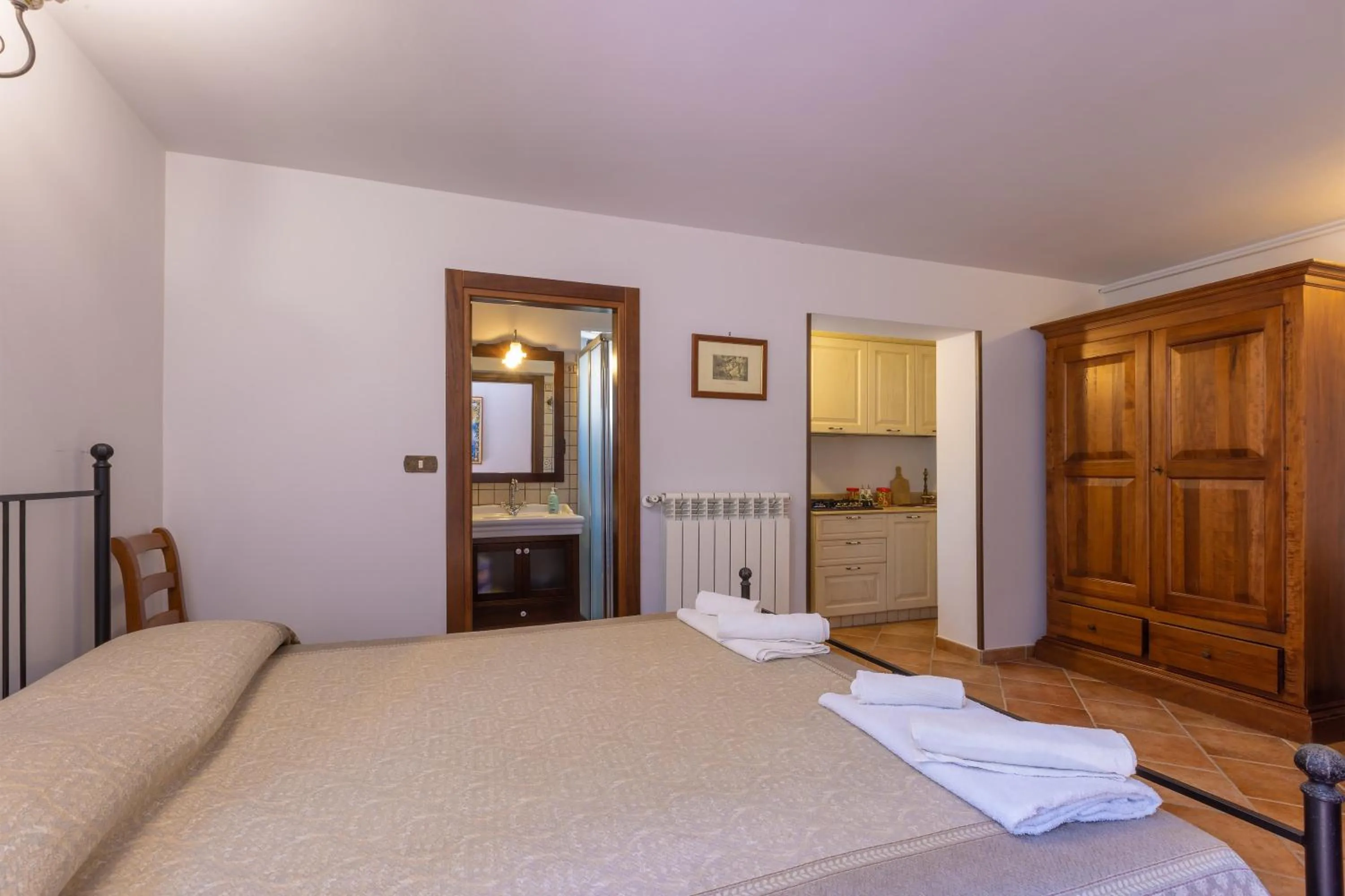 Bedroom, Bed in Casa Ulmi con piscina