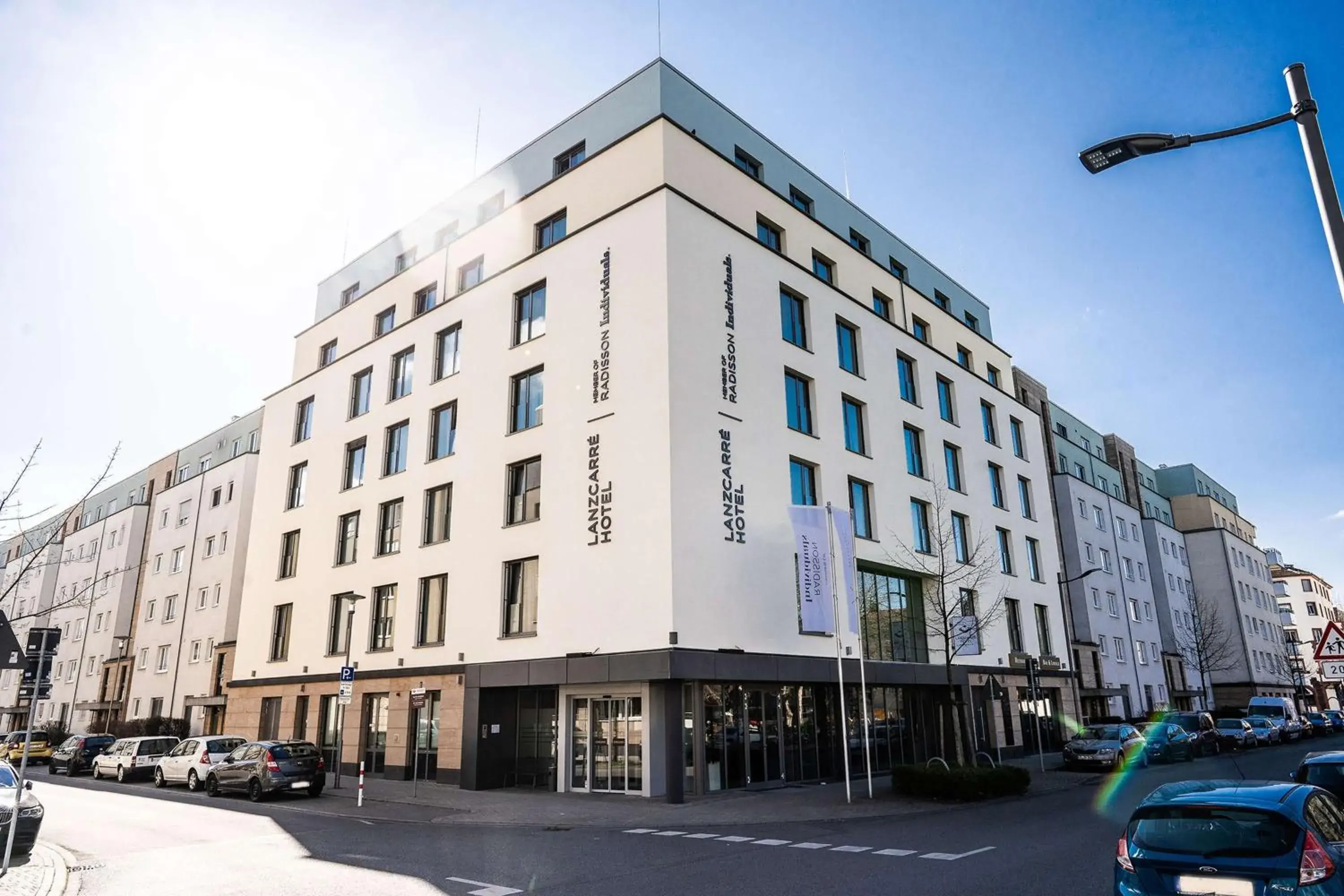 Property building in Lanzcarré Hotel Mannheim, a member of Radisson Individuals Property building in Lanzcarré Hotel Mannheim, a member of Radisson Individuals