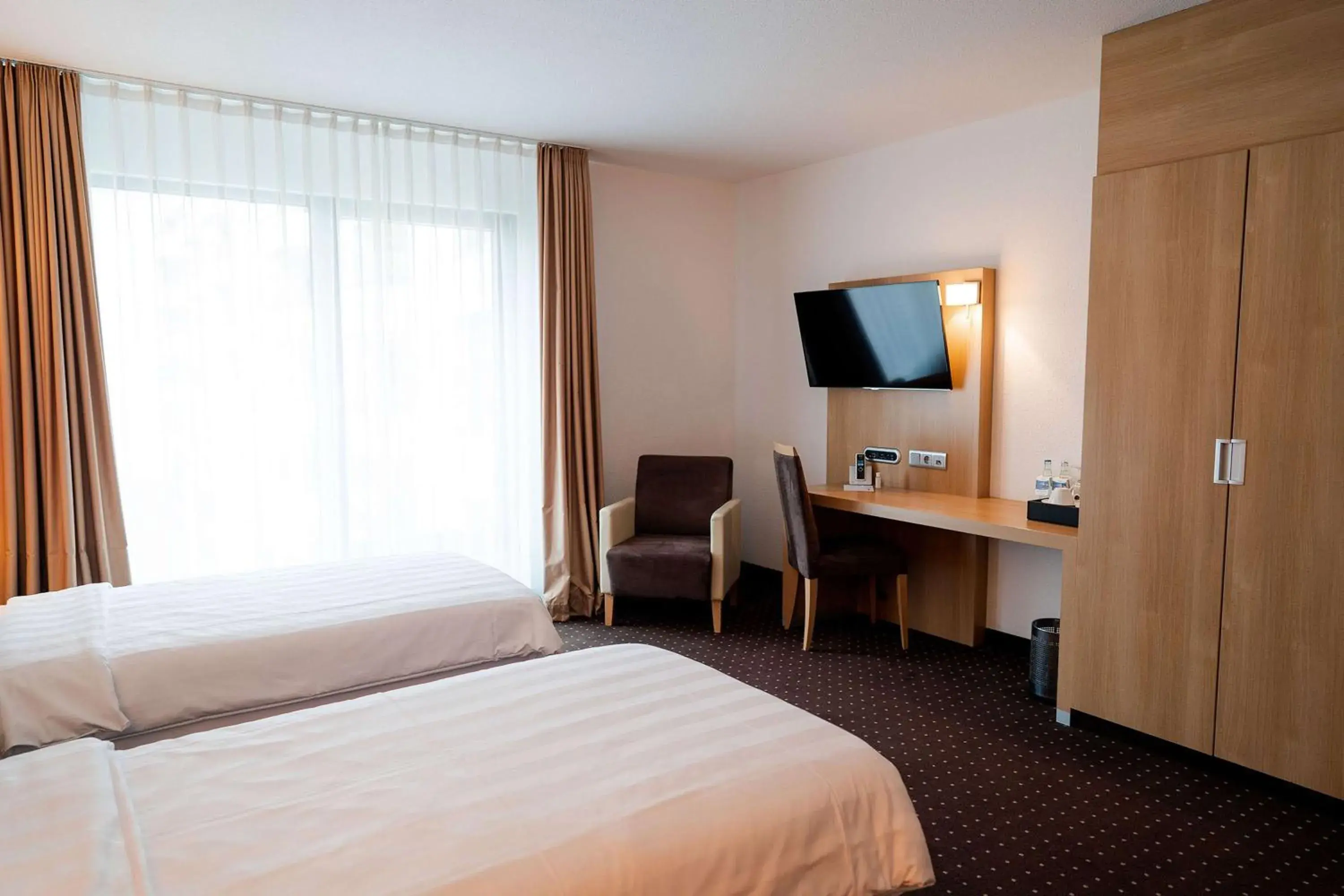 Bedroom, Bed in Lanzcarré Hotel Mannheim, a member of Radisson Individuals Bedroom, Bed in Lanzcarré Hotel Mannheim, a member of Radisson Individuals