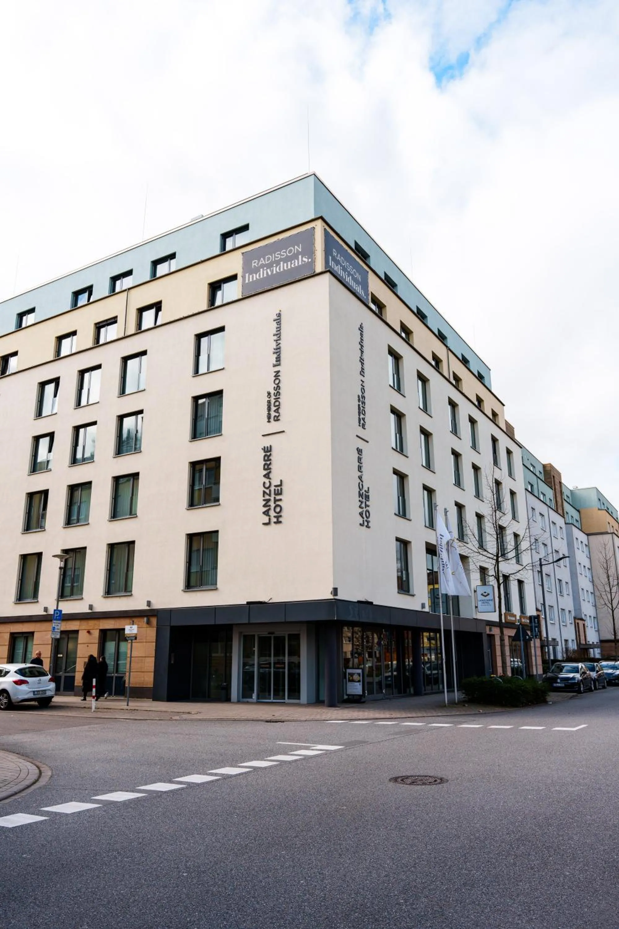 Property building in Lanzcarré Hotel Mannheim, a member of Radisson Individuals