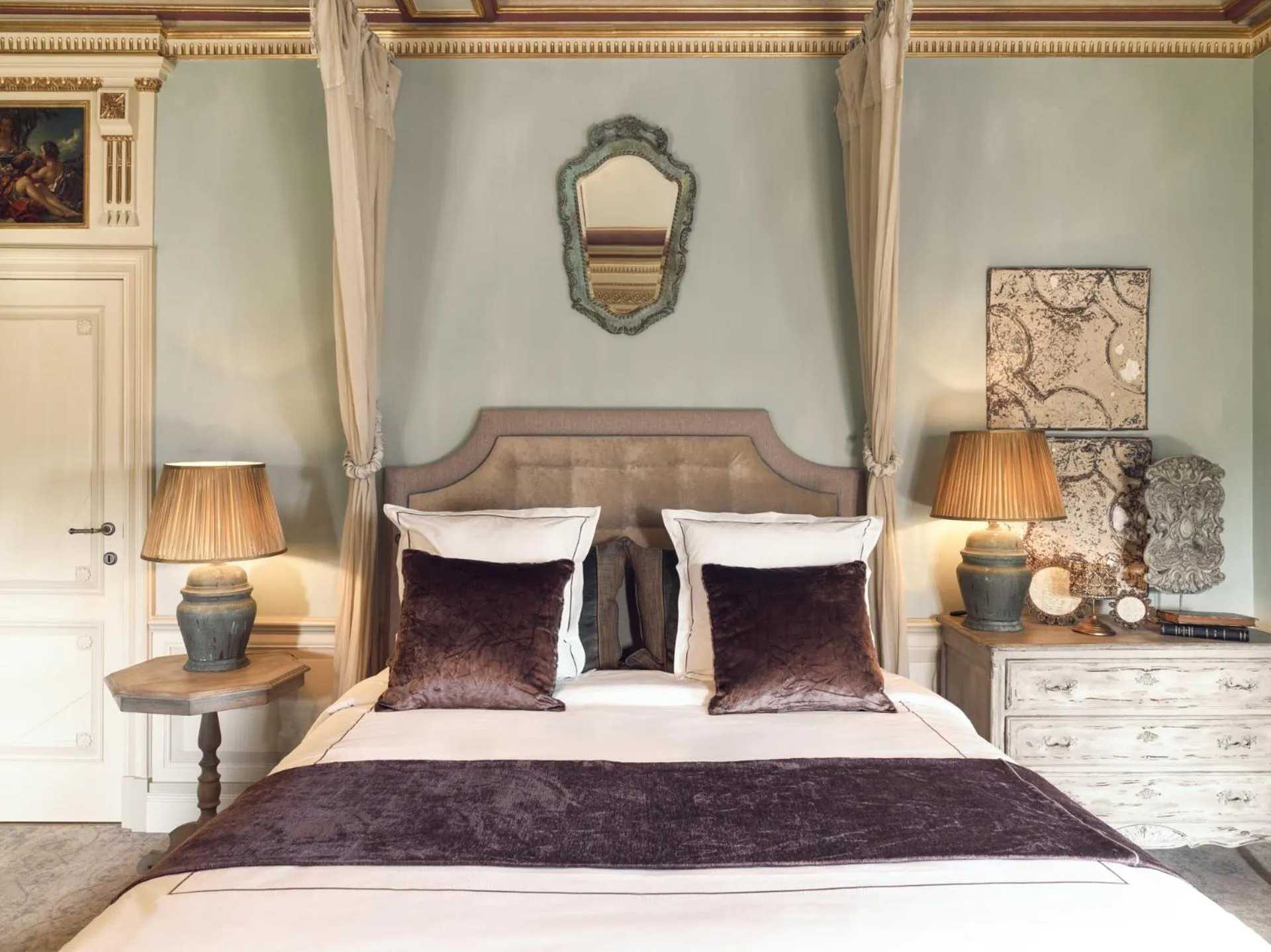 Bedroom, Bed in Kasteel van Ordingen