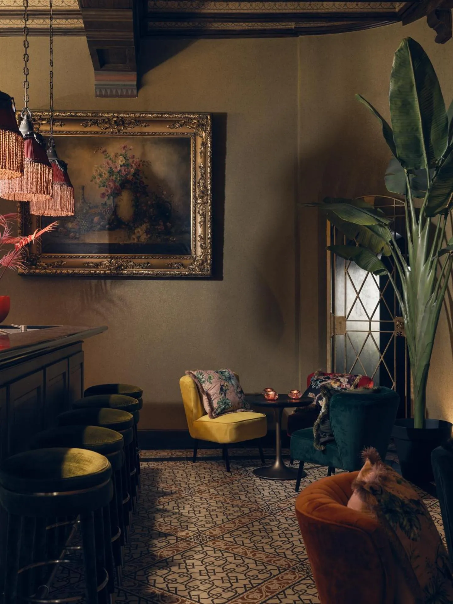 Lounge or bar in Kasteel van Ordingen