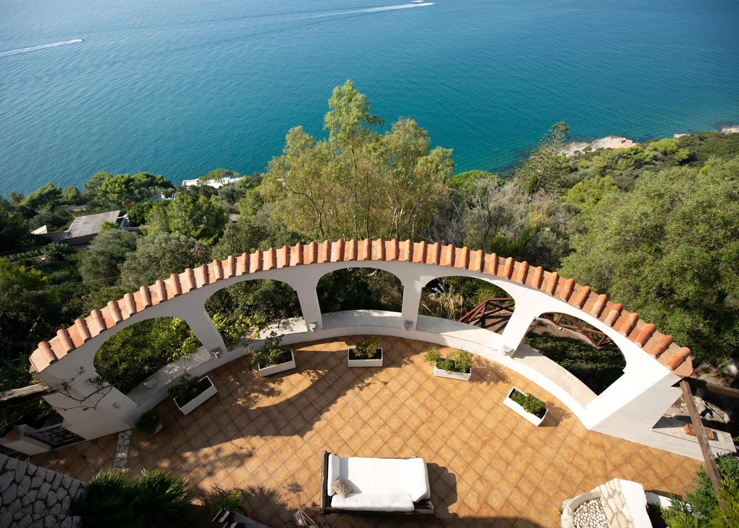 Balcony/Terrace in Claro De Lua Circeo B&B