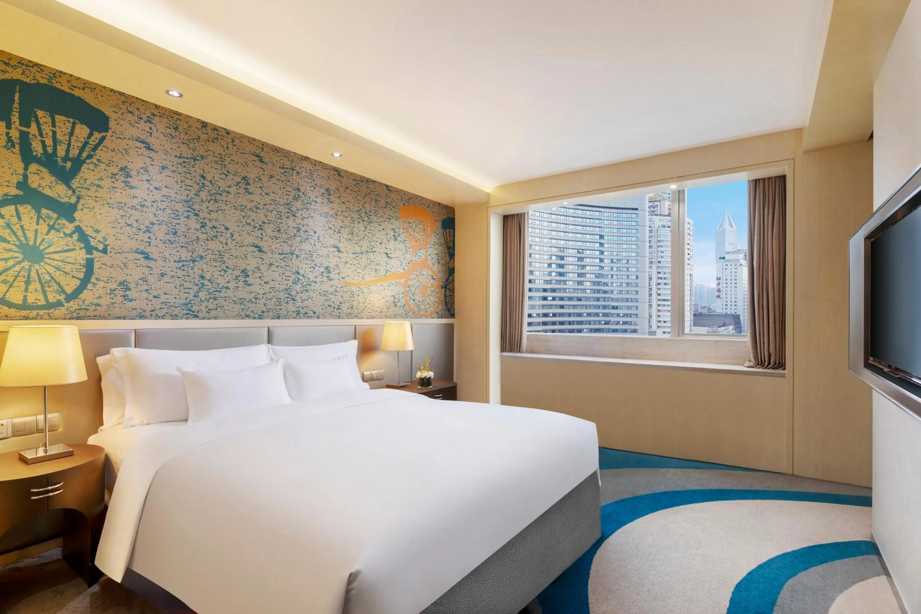 Photo of the whole room, Bed in Radisson Collection Hyland Shanghai