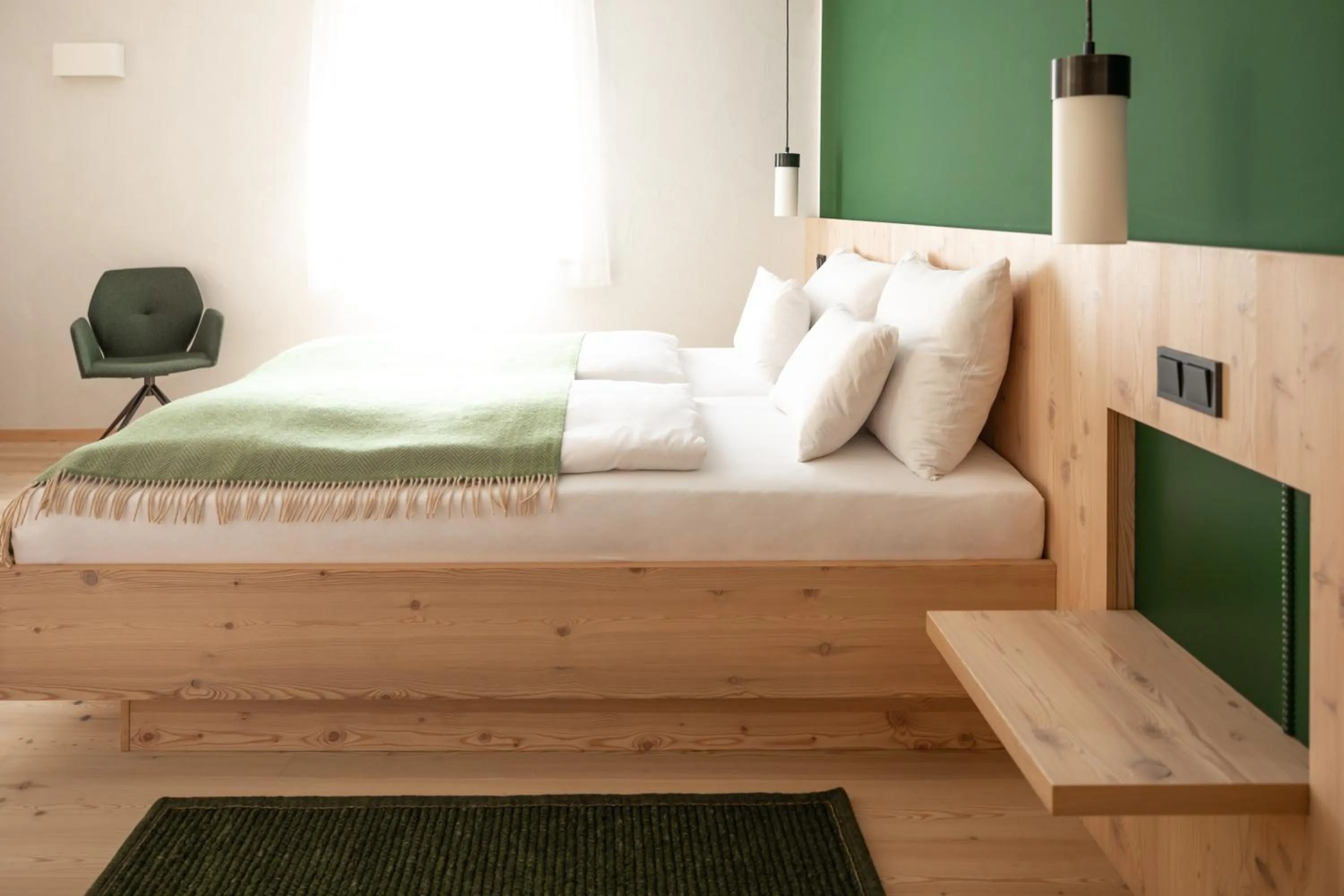 Bedroom, Bed in Hotel Neusacherhof