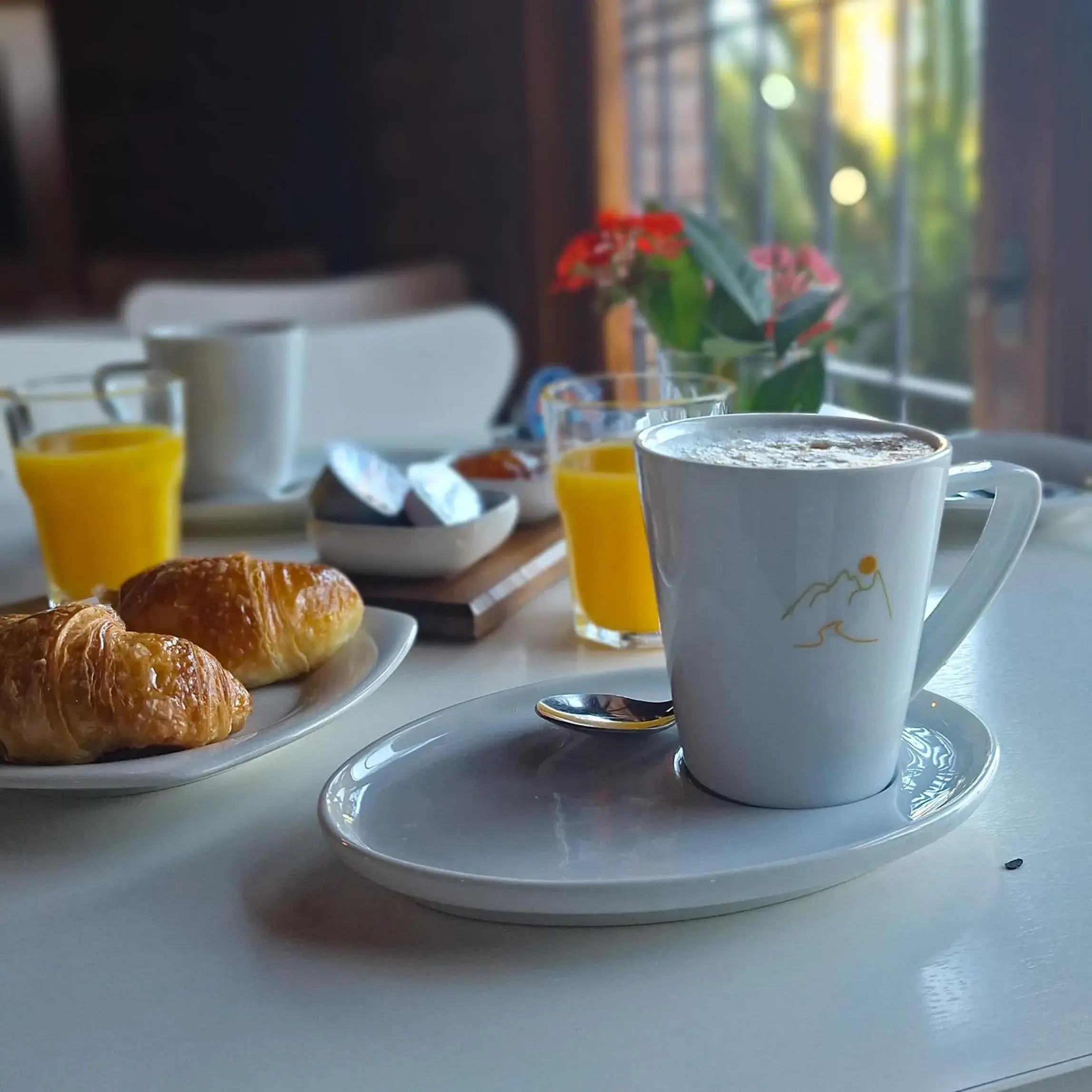 Breakfast in Hotel Antiguo Camino Breakfast in Hotel Antiguo Camino