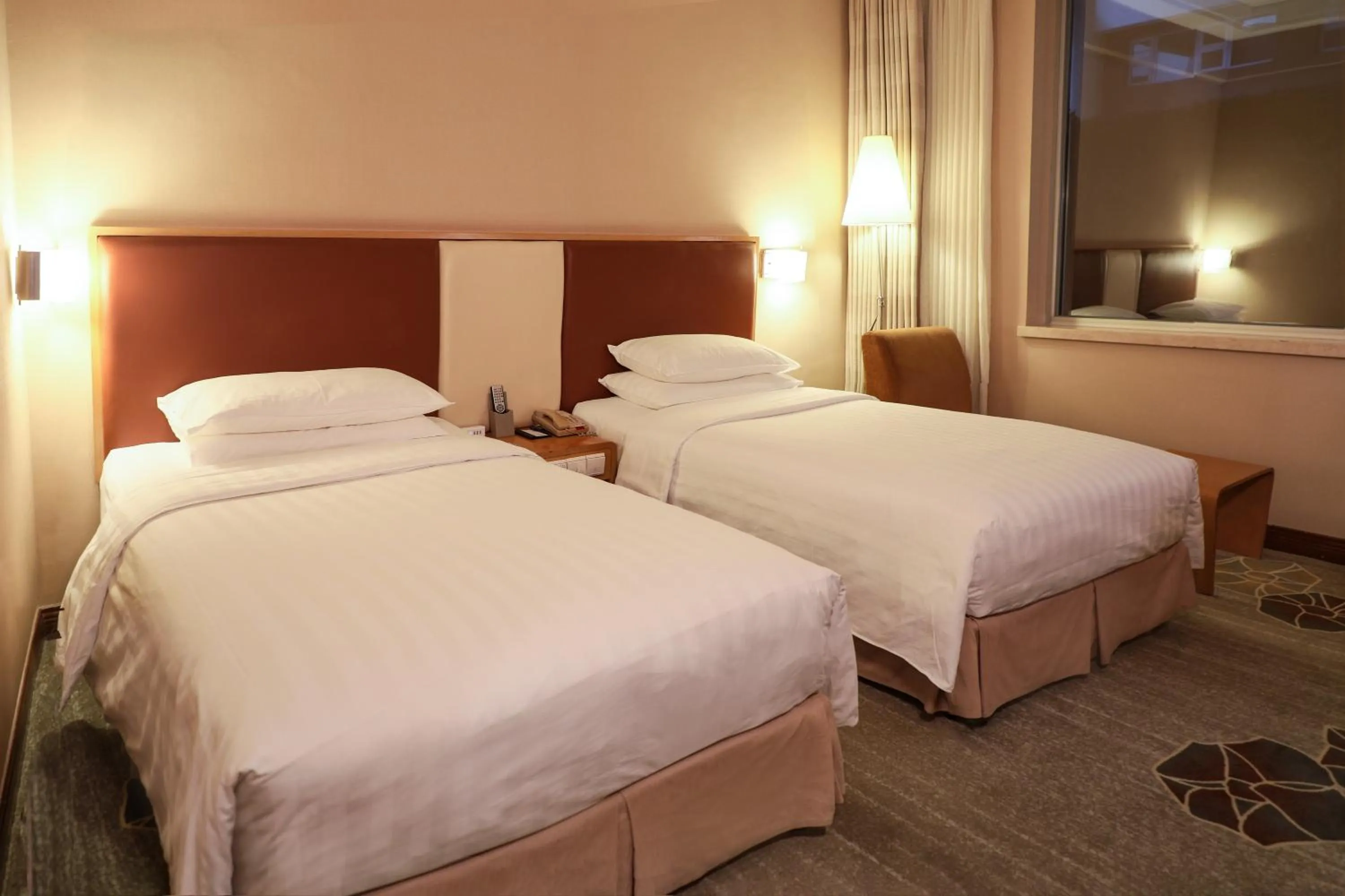 Bed in Beijing XinQiao Hotel