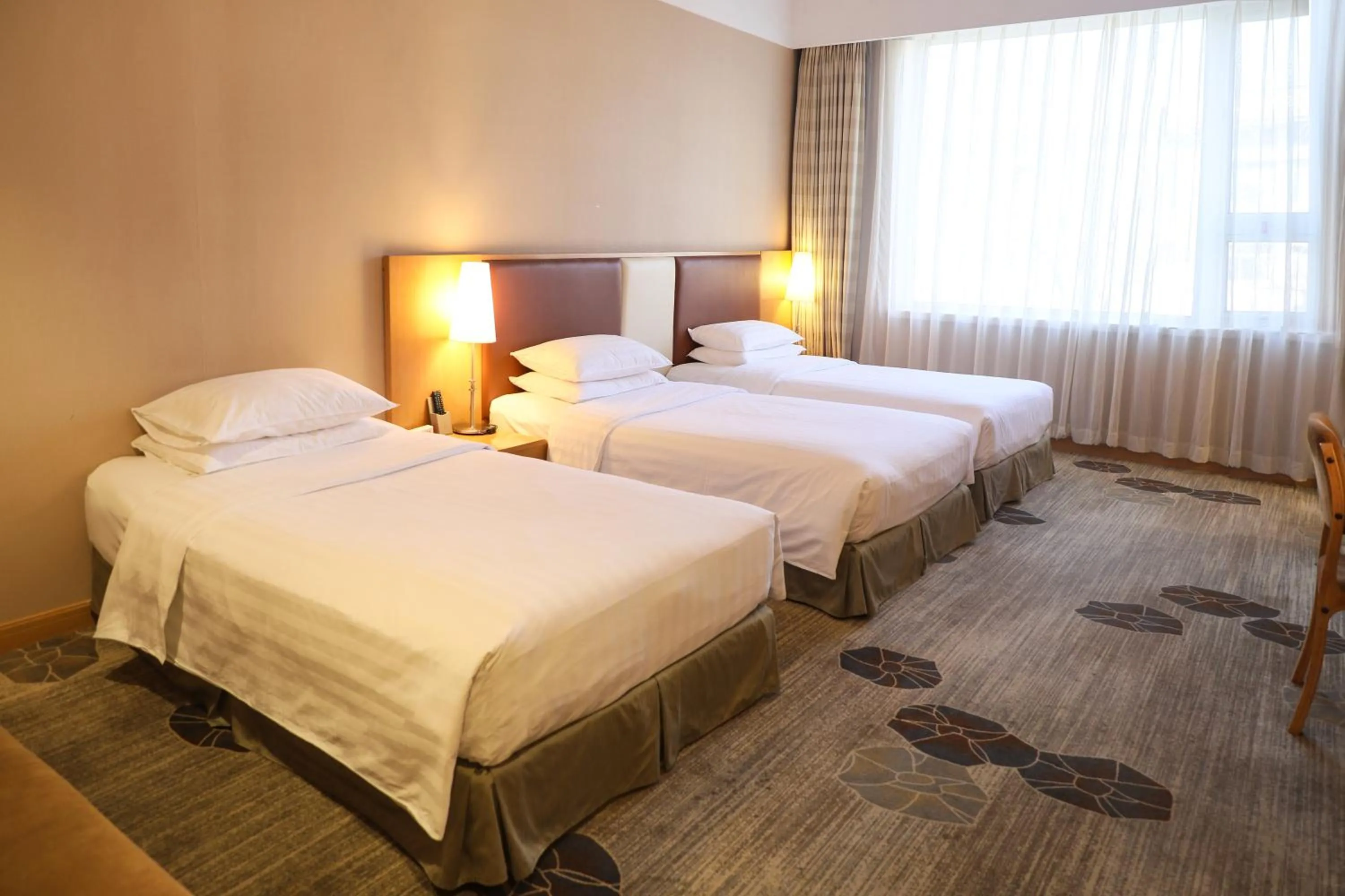 Bed in Beijing XinQiao Hotel