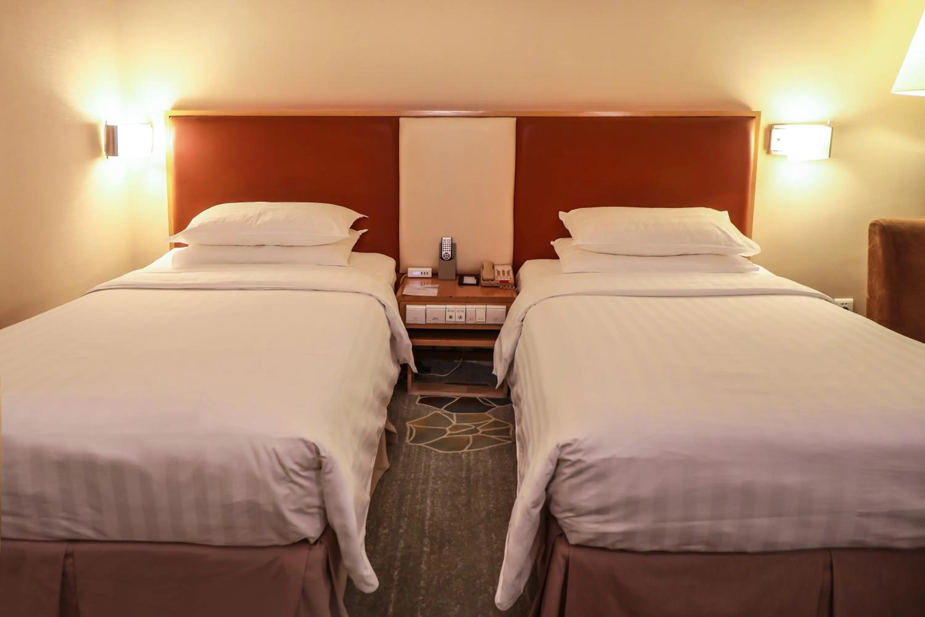 Bed in Beijing XinQiao Hotel