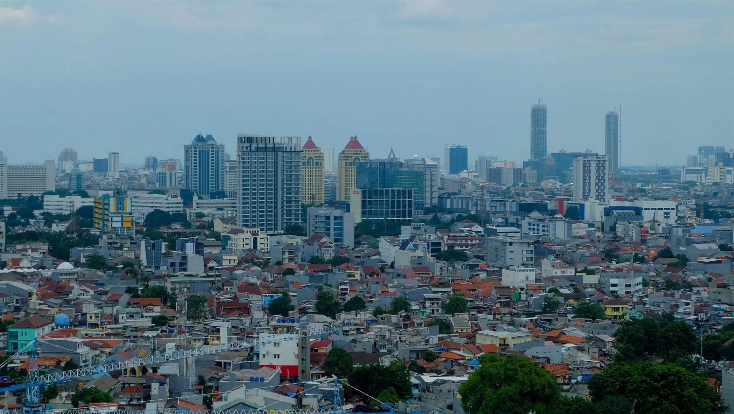 City view in Classy 2BR Apartment at Menteng Park with City View By Travelio