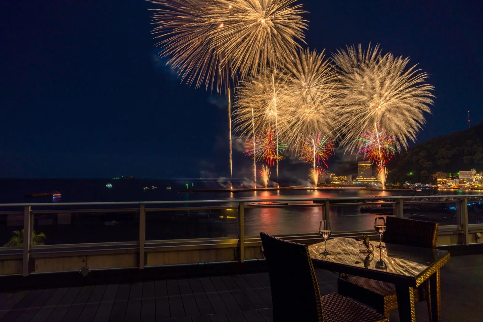 Balcony/Terrace in Pearl Star Hotel ATAMI