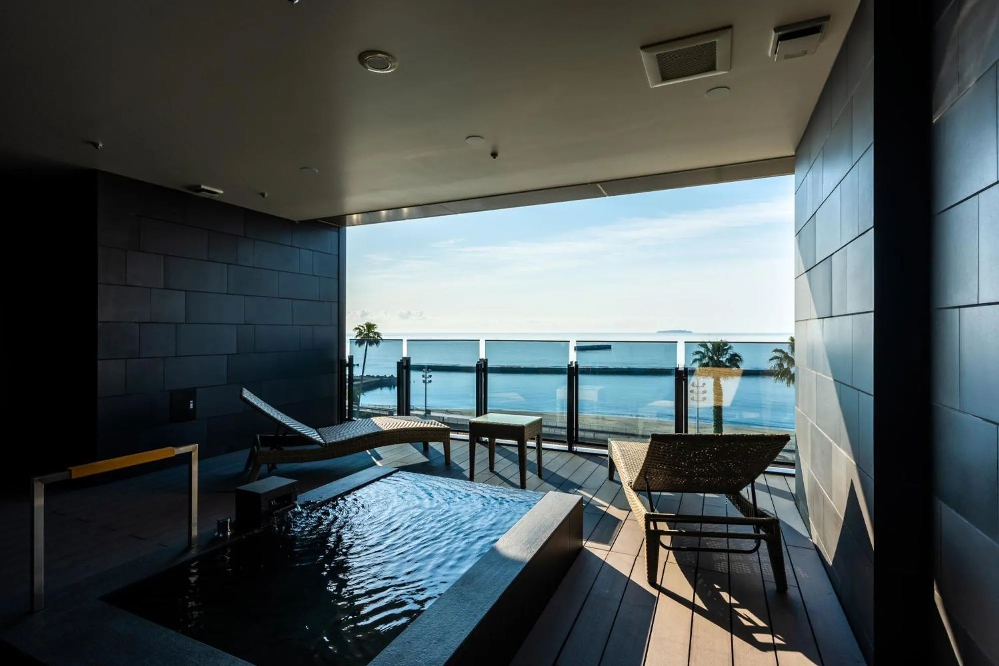 Open Air Bath in Pearl Star Hotel ATAMI