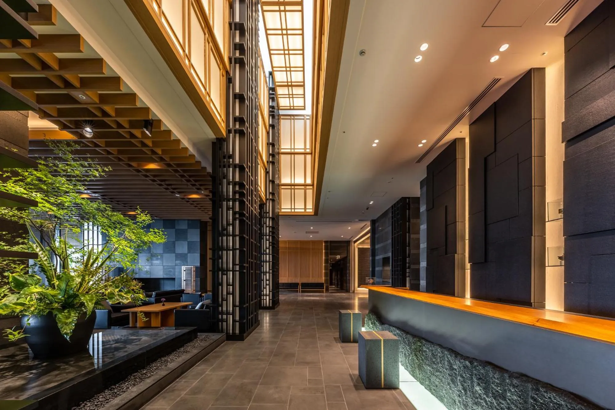 Lobby or reception in Pearl Star Hotel ATAMI