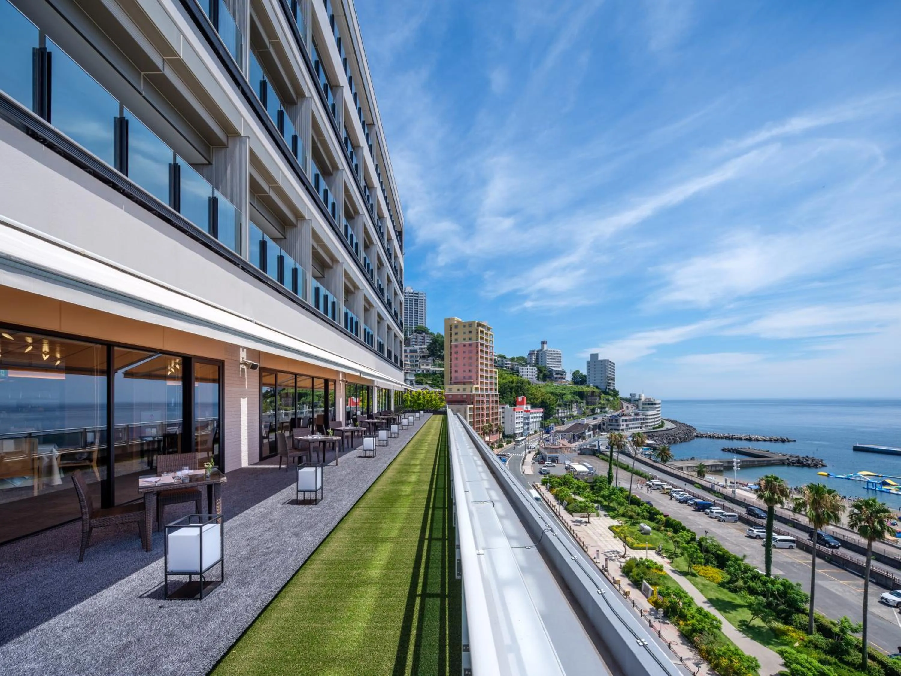 Balcony/Terrace in Pearl Star Hotel ATAMI