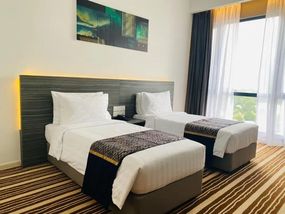 Bed in Bahang Bay Hotel Bed in Bahang Bay Hotel